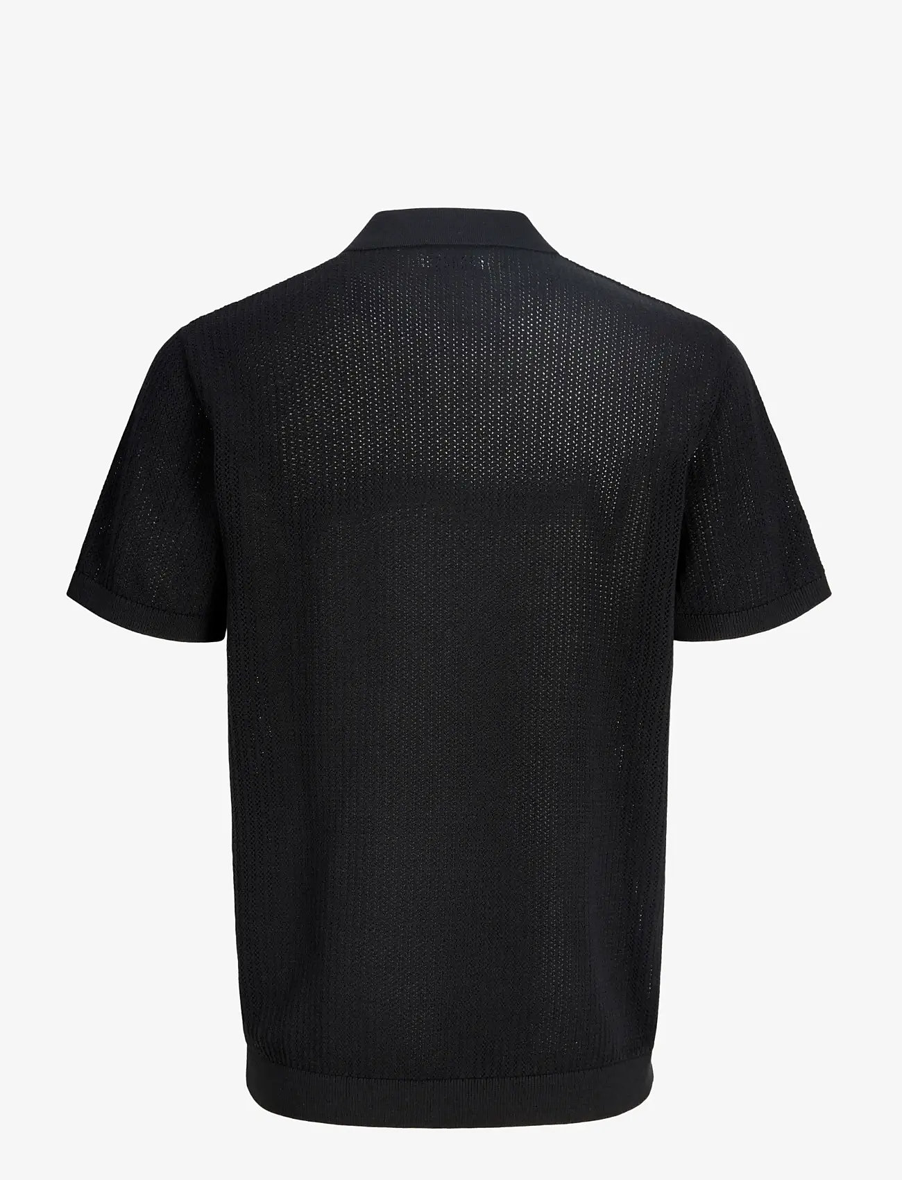 Jack & Jones - JJJESS KNIT POLO SS - polostrik - black - 2