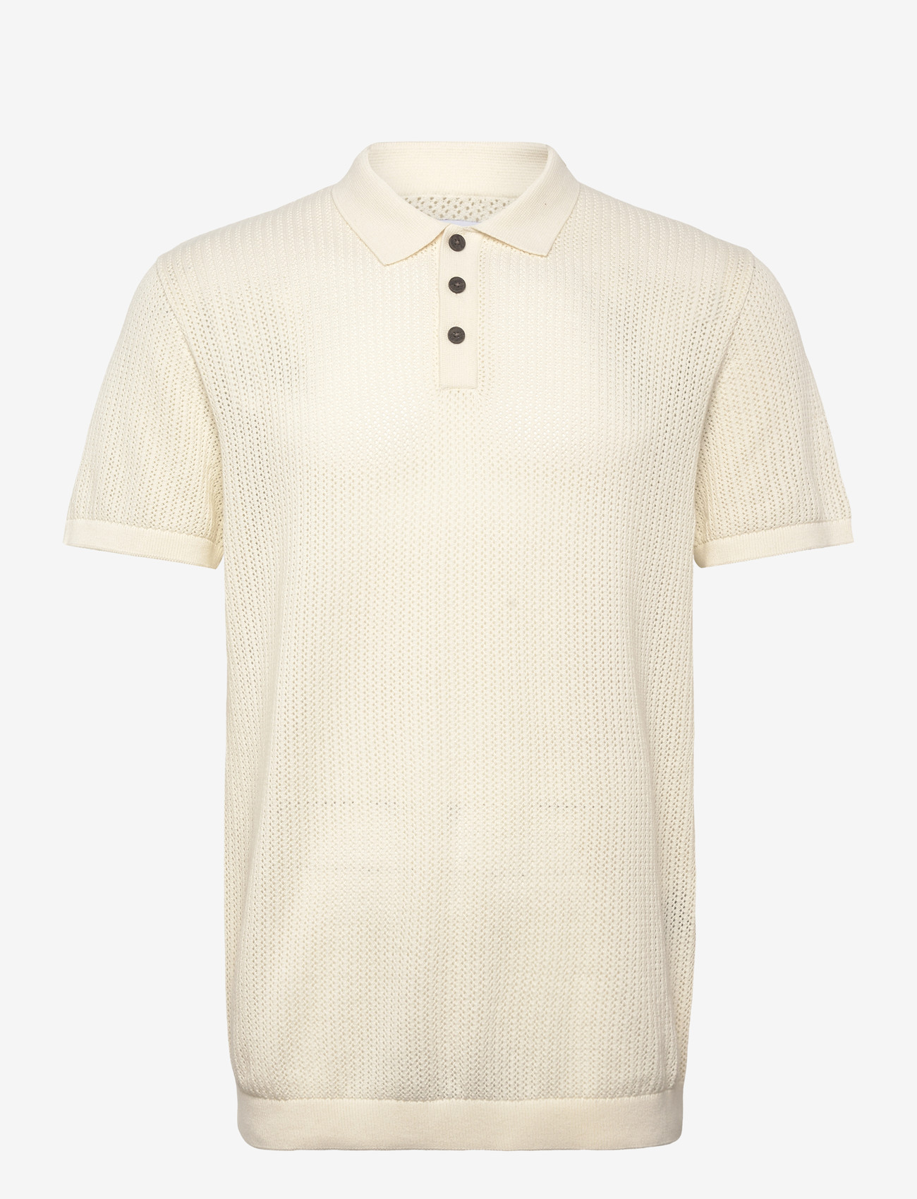 Jack & Jones - JJJESS KNIT POLO SS - polostrik - sea salt - 0