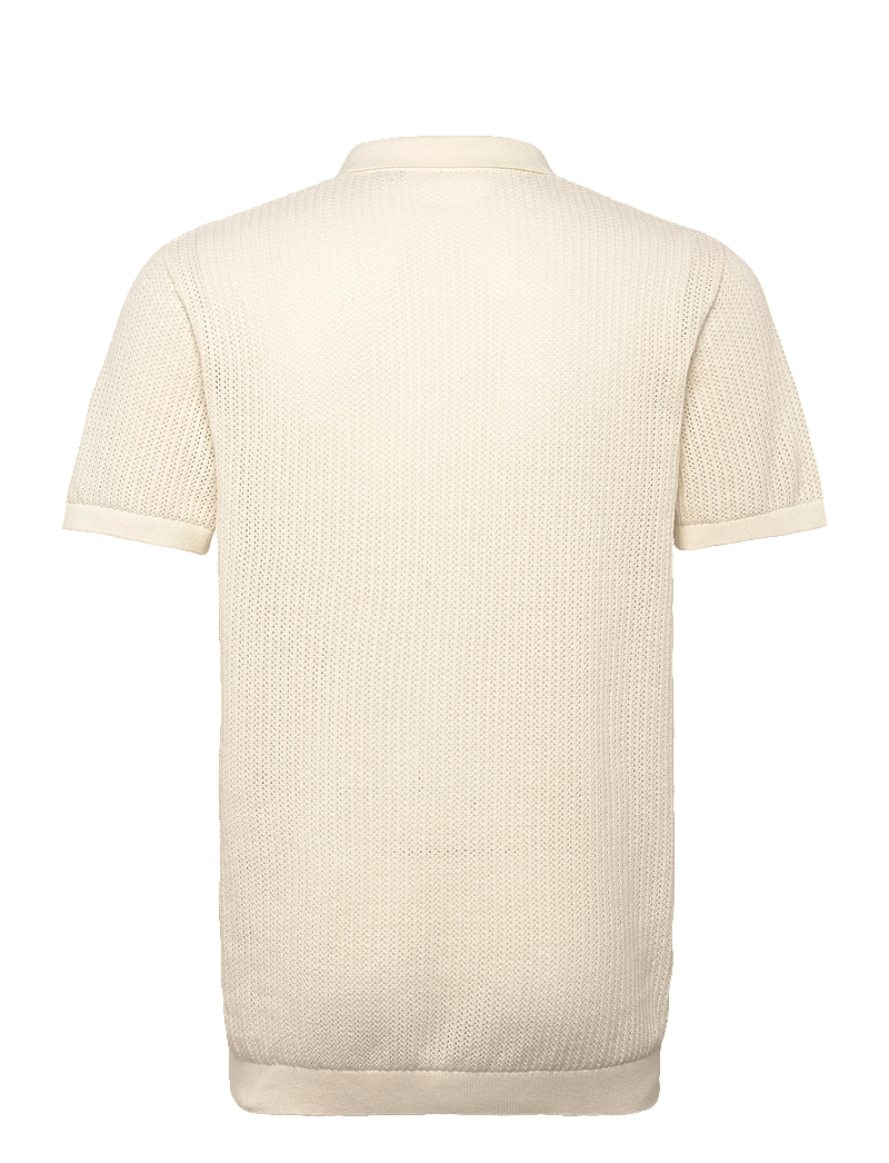 Jack & Jones - JJJESS KNIT POLO SS - polostrik - sea salt - 1