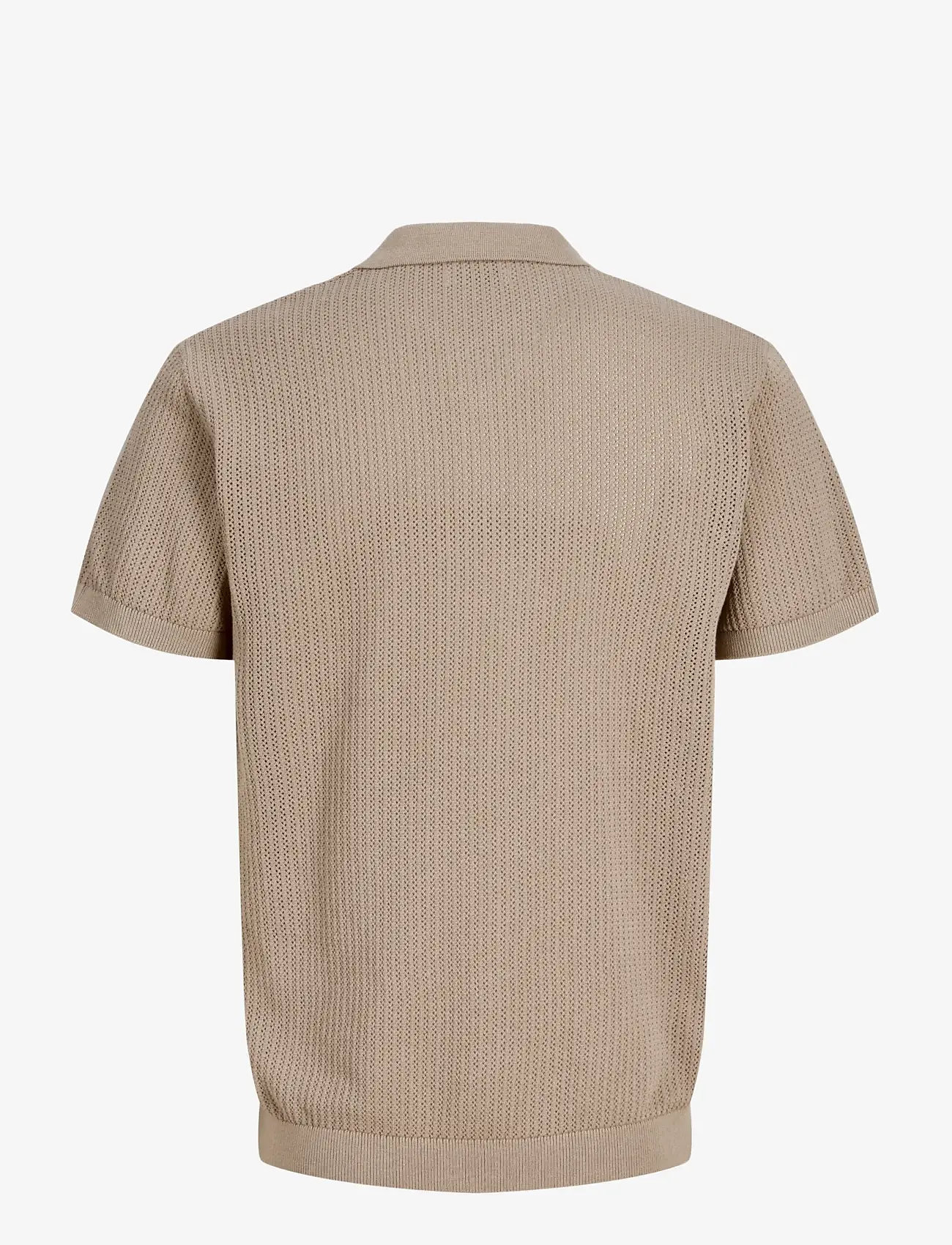 Jack & Jones - JJJESS KNIT POLO SS - gestrickte polohemden - string - 2
