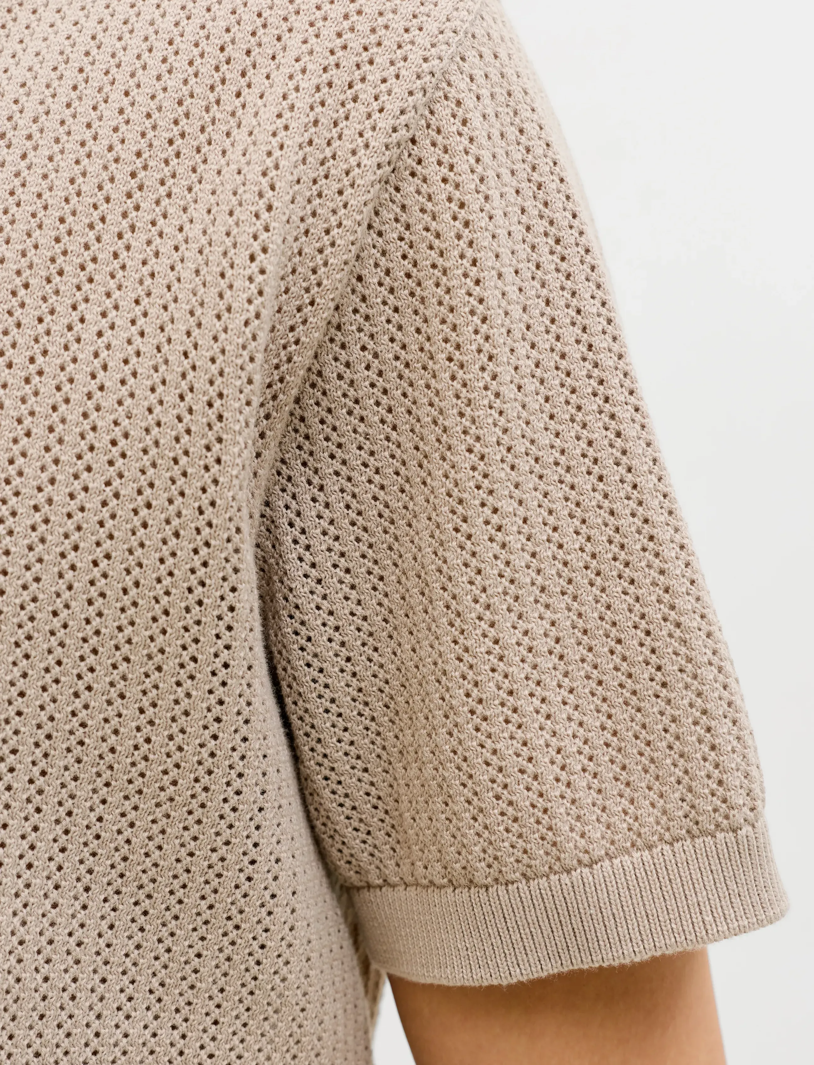 JACK & JONES Jjjess Knit Polo Ss pikéer herr – bild 6