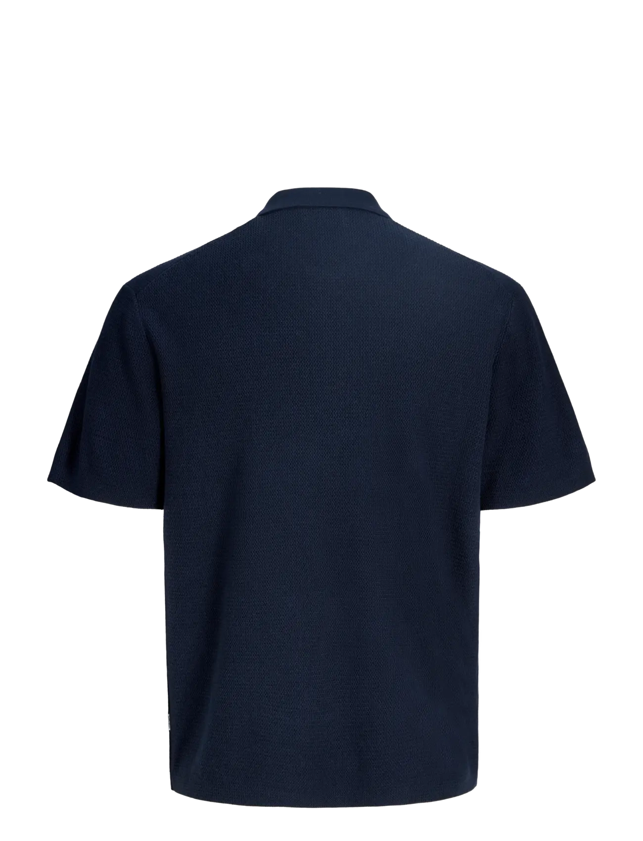 Jack & Jones - JJMAX KNIT ZIP POLO SS - prjónaðir pólóbolir - navy blazer - 2