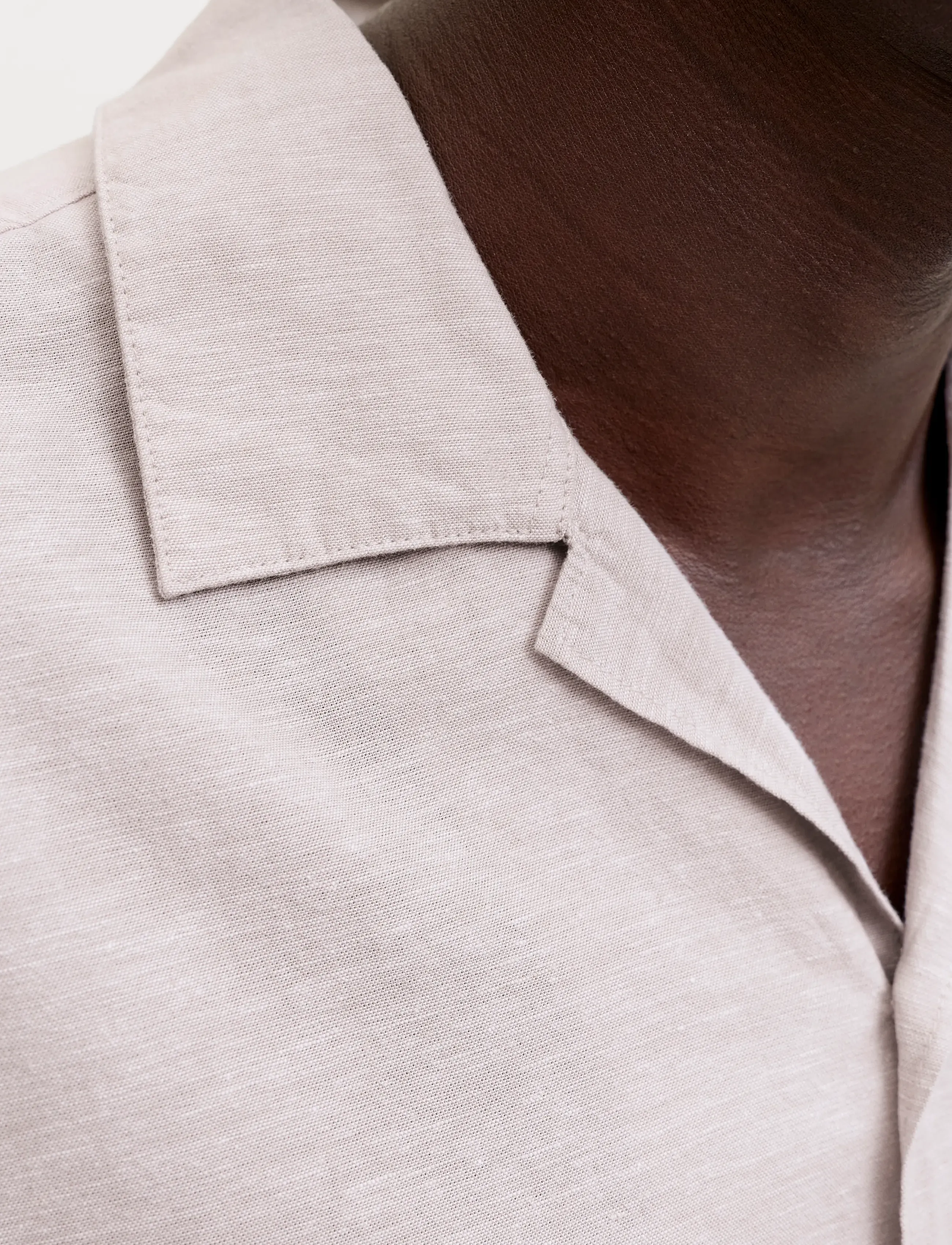 Jack & Jones - JJEBREEZE LINEN BLEND RESORT SHIRT SS SN - chemises de lin - string - 5
