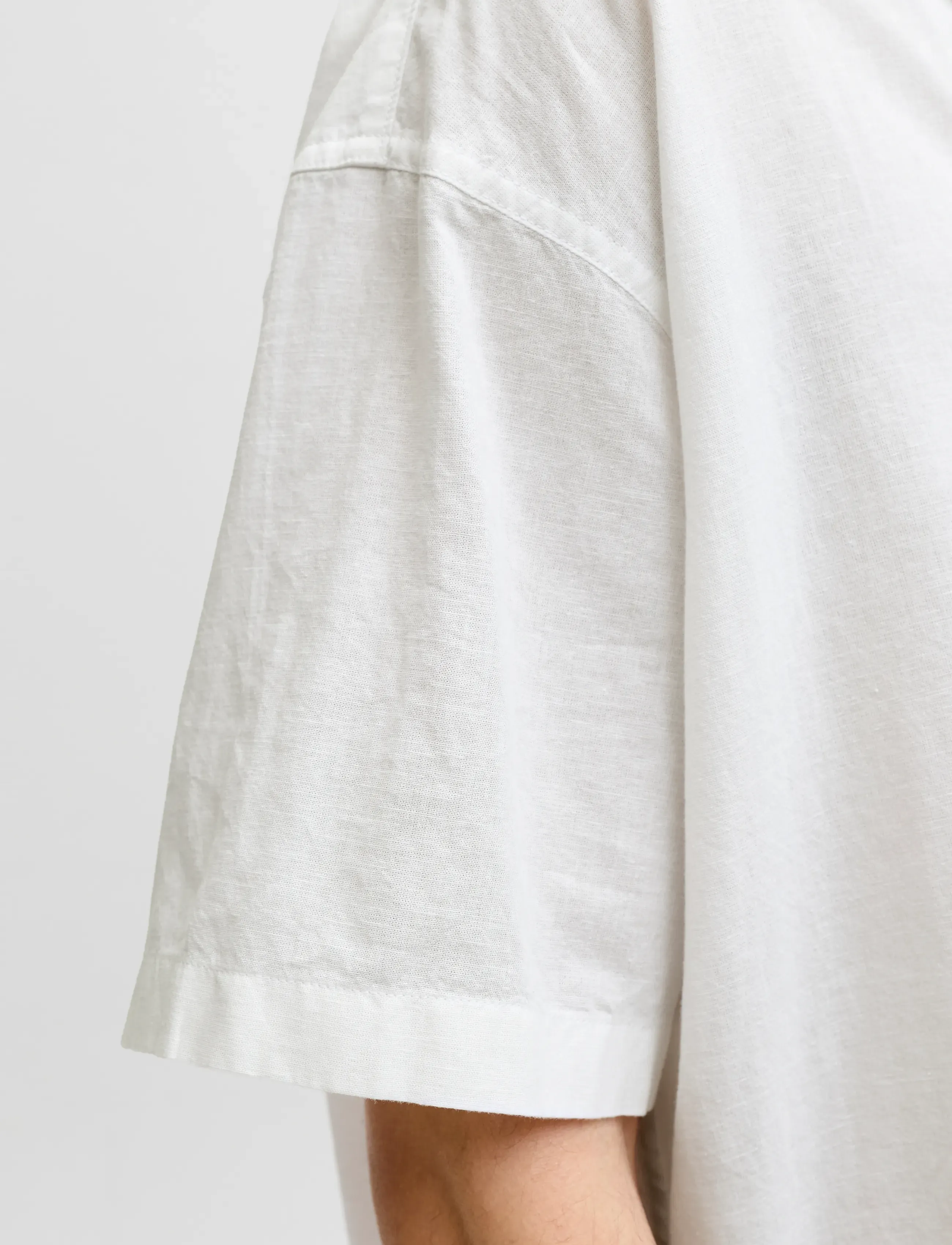 Jack & Jones - JJEBREEZE LINEN BLEND RESORT SHIRT SS SN - chemises de lin - white - 4