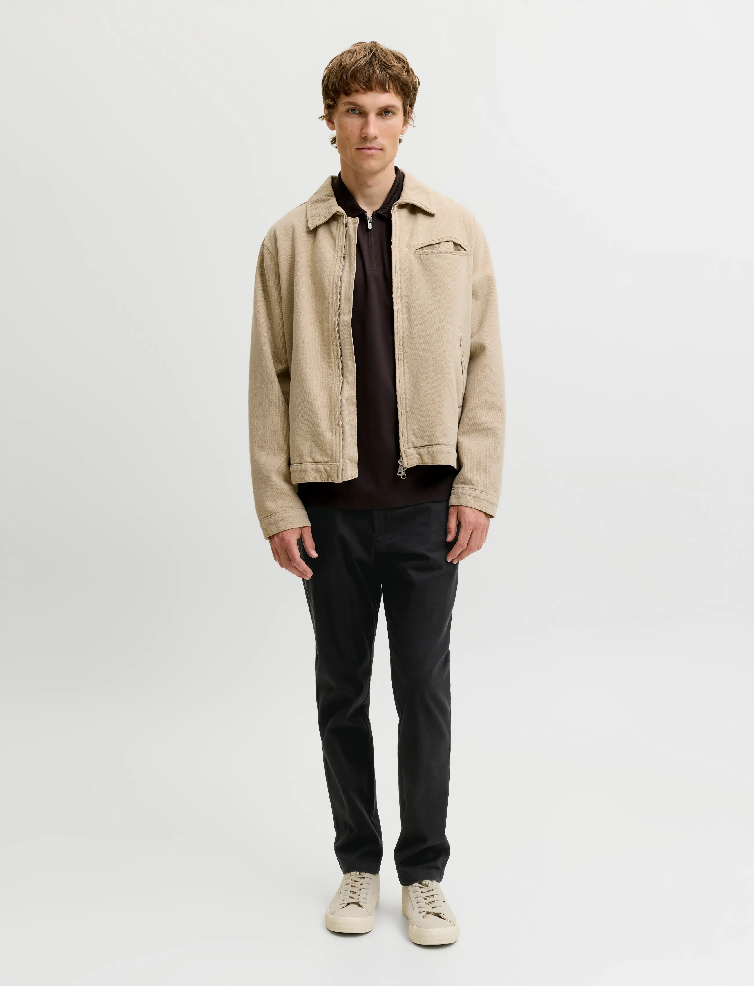 Jack & Jones - JPSTMARCO ADAM BELTED CHINO - chinos - black - 5