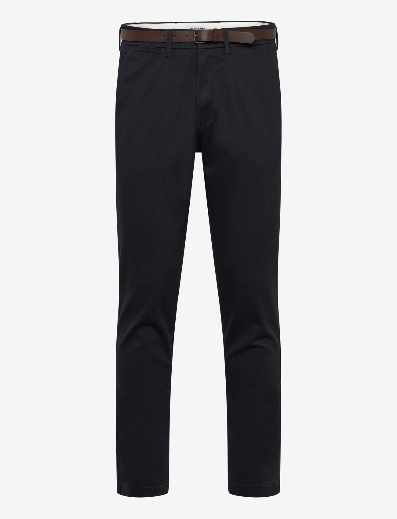 Jack & Jones - JPSTMARCO ADAM BELTED CHINO - chinos - dark navy - 1