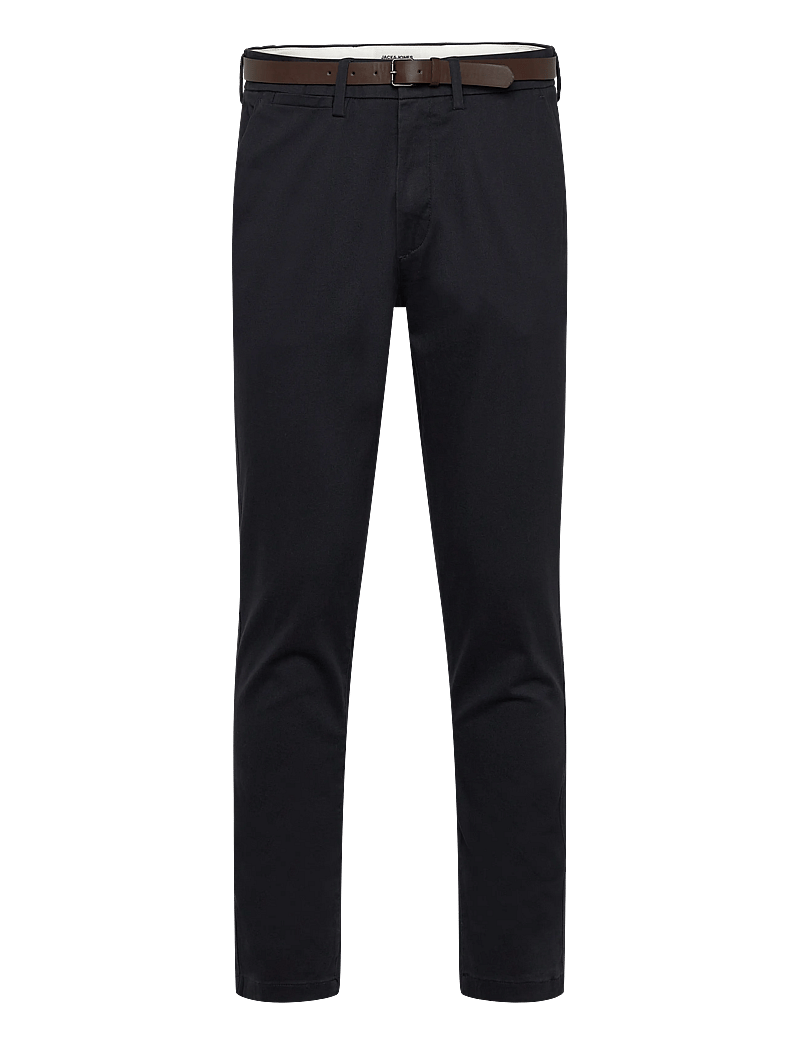 Jack & Jones - JPSTMARCO ADAM BELTED CHINO - chinos - dark navy - 1