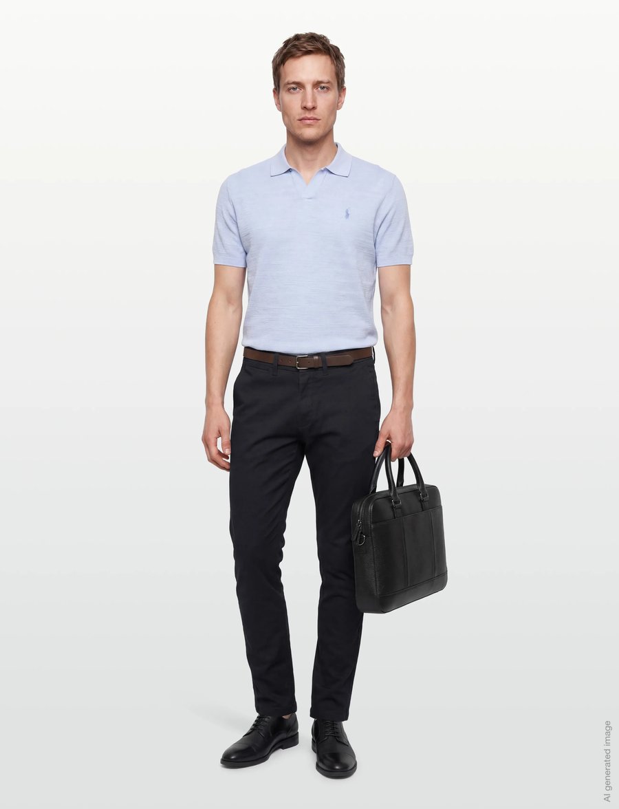 Jack & Jones - JPSTMARCO ADAM BELTED CHINO - chino-buxur - dark navy - 0