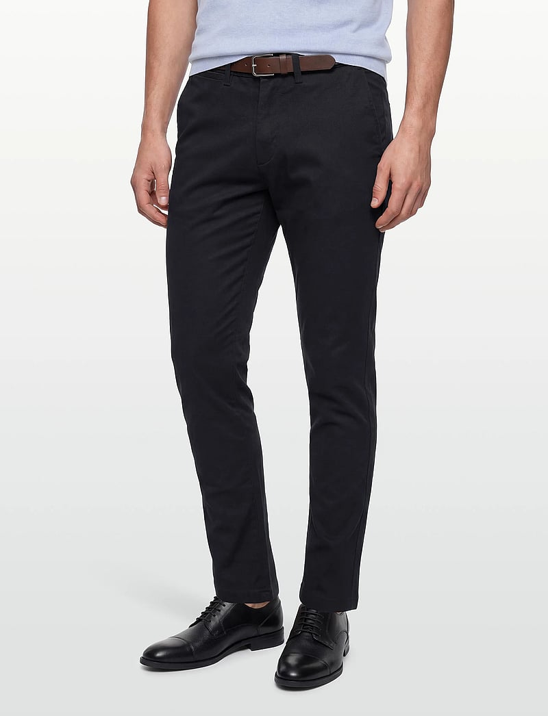 Jack & Jones - JPSTMARCO ADAM BELTED CHINO - chinos - dark navy - 3
