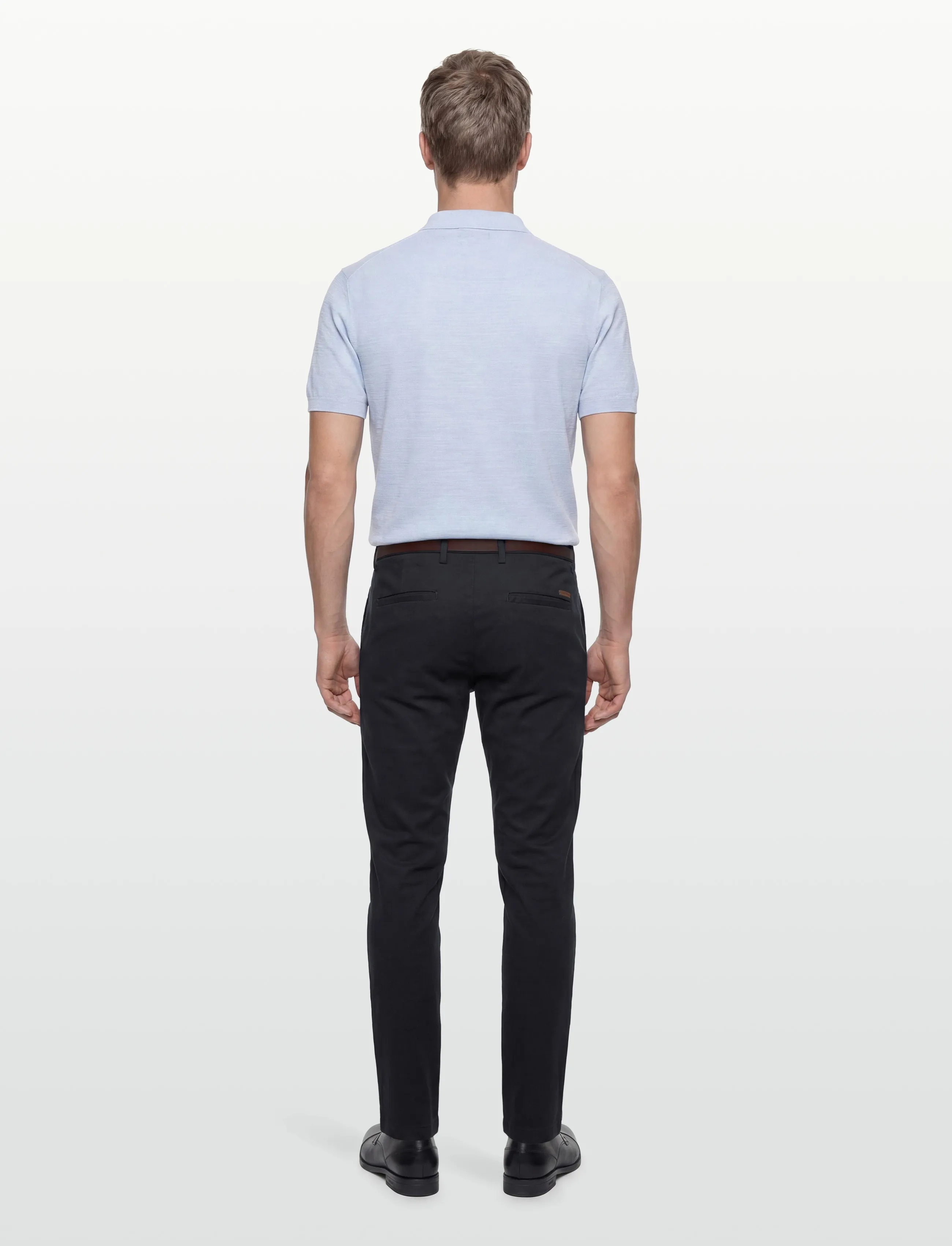 Jack & Jones - JPSTMARCO ADAM BELTED CHINO - chinos - dark navy - 4