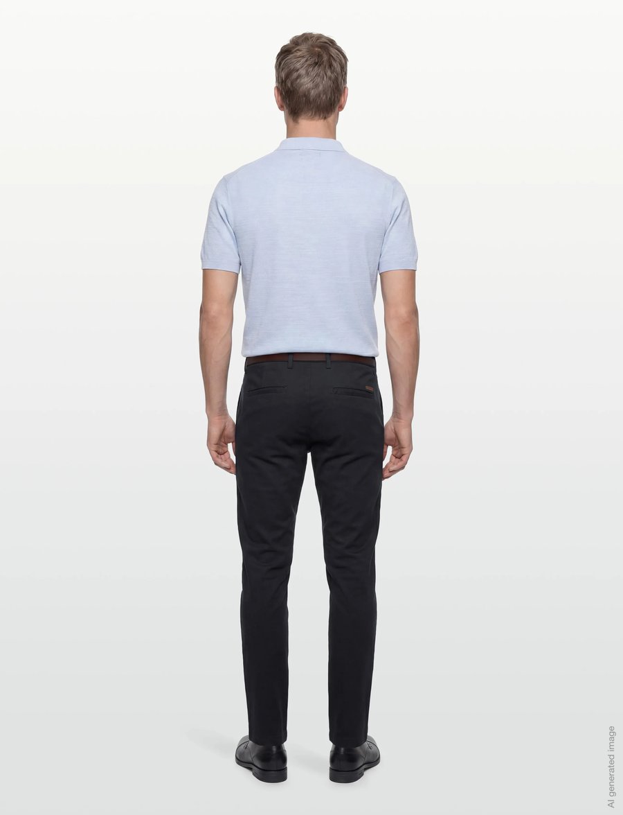 Jack & Jones - JPSTMARCO ADAM BELTED CHINO - chino-buxur - dark navy - 4