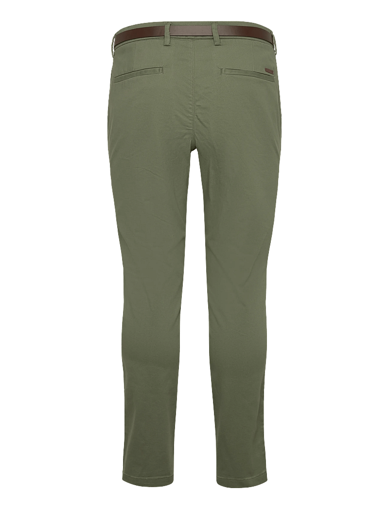 Jack & Jones - JPSTMARCO ADAM BELTED CHINO - chinos - deep lichen green - 1