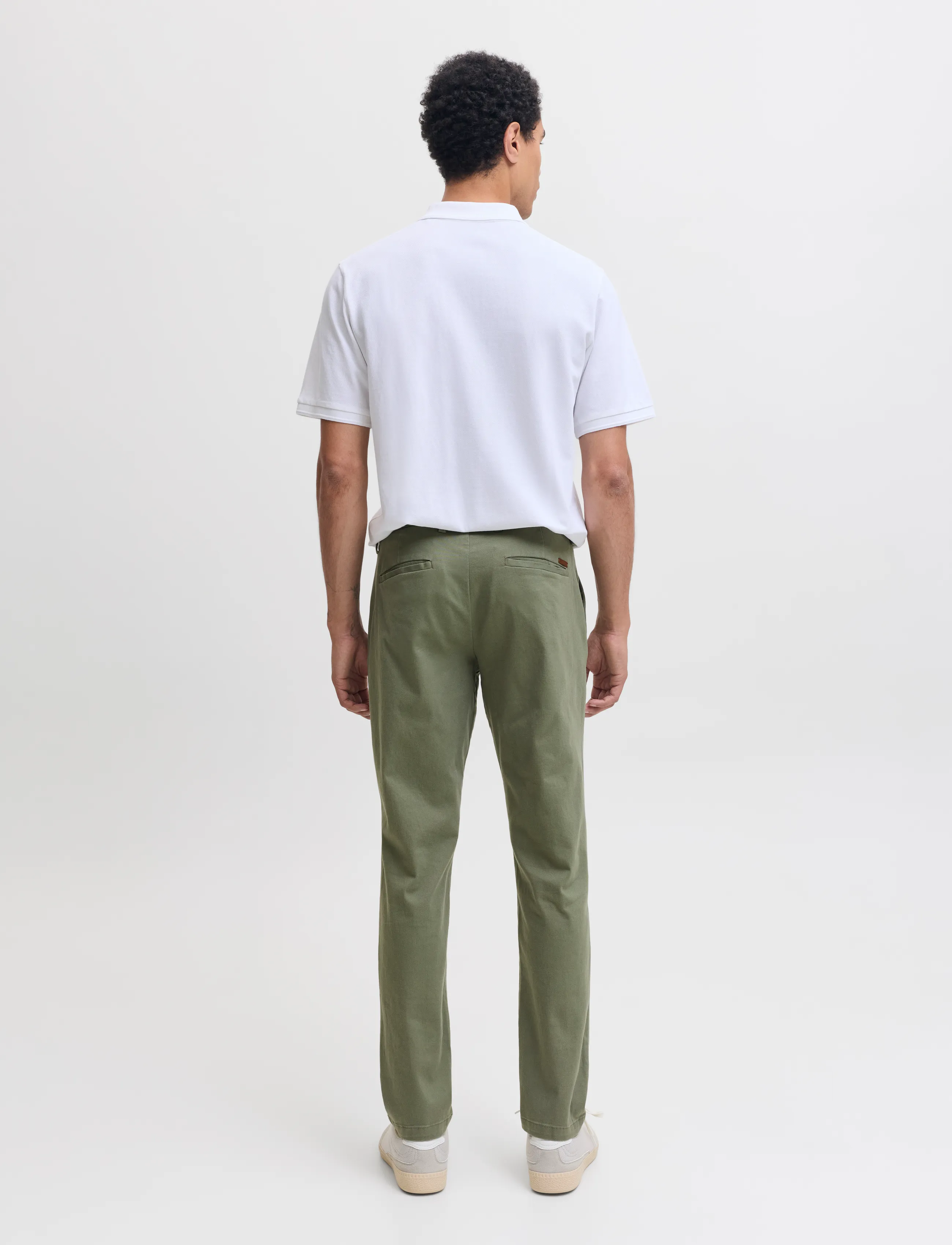 Jack & Jones - JPSTMARCO ADAM BELTED CHINO - chinos - deep lichen green - 3
