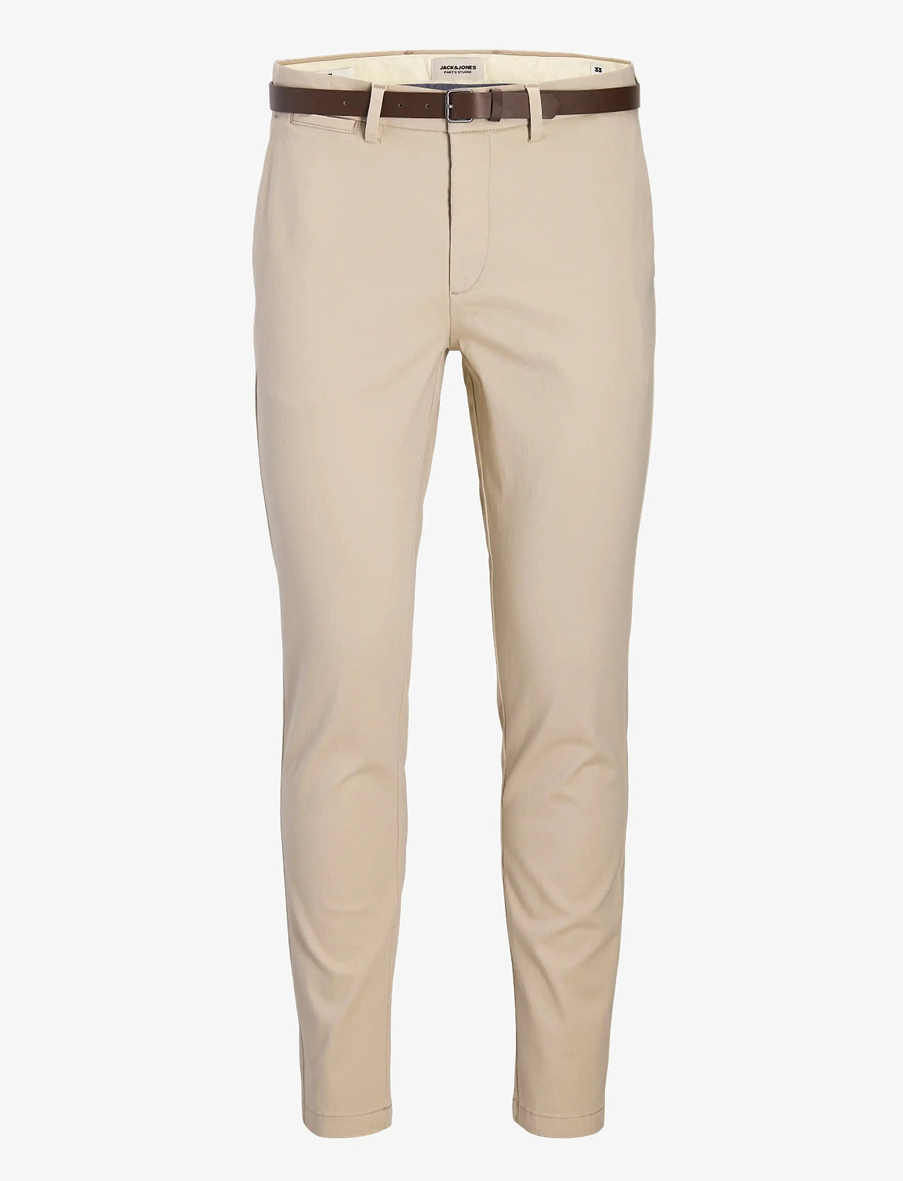 Jack & Jones - JPSTMARCO ADAM BELTED CHINO - chinos - string - 0