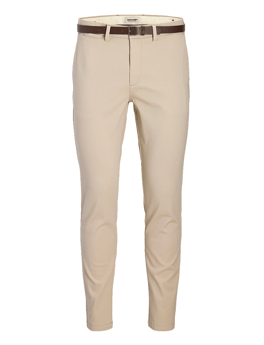 Jack & Jones - JPSTMARCO ADAM BELTED CHINO - chinos - string - 0