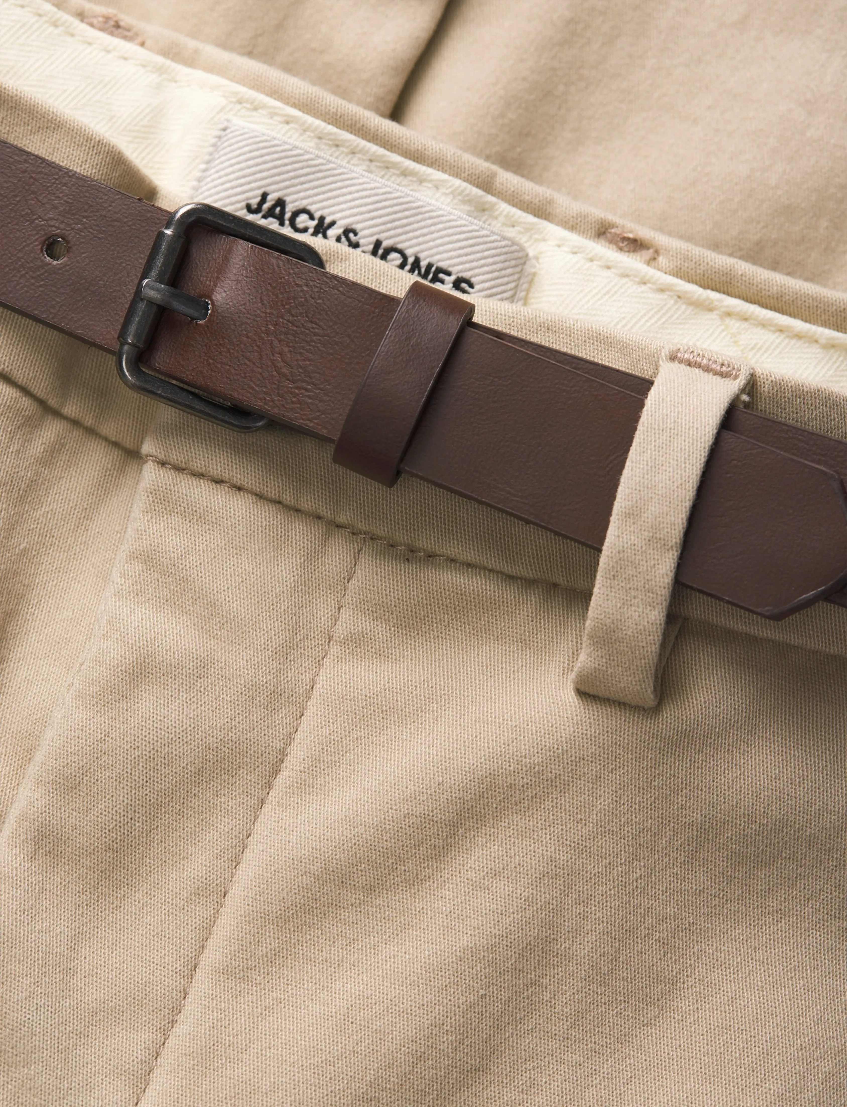 Jack & Jones - JPSTMARCO ADAM BELTED CHINO - chinos - string - 2
