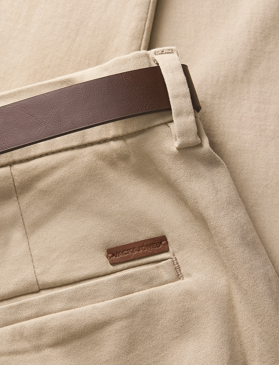 Jack & Jones - JPSTMARCO ADAM BELTED CHINO - chinos - string - 3