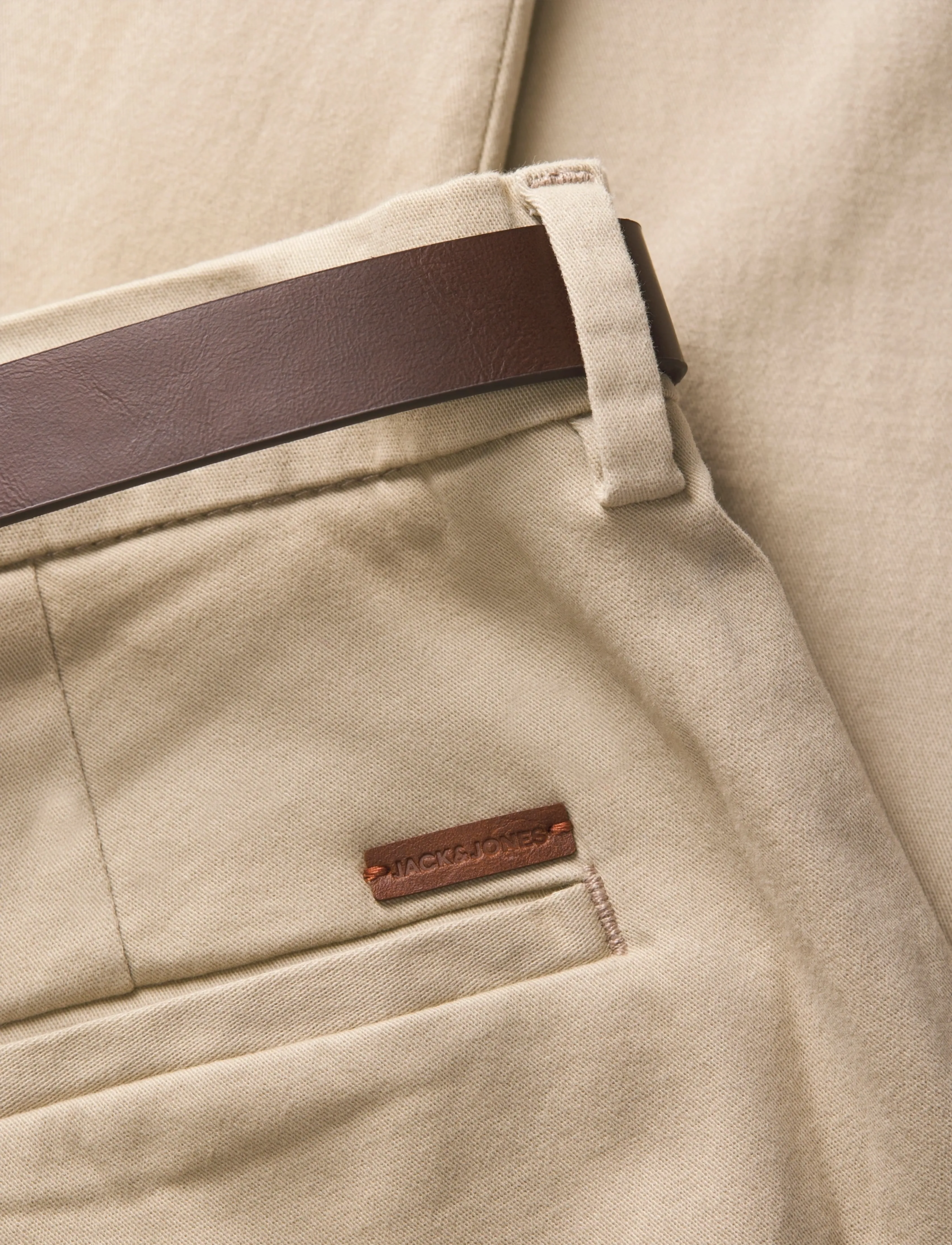 Jack & Jones - JPSTMARCO ADAM BELTED CHINO - chinos - string - 3