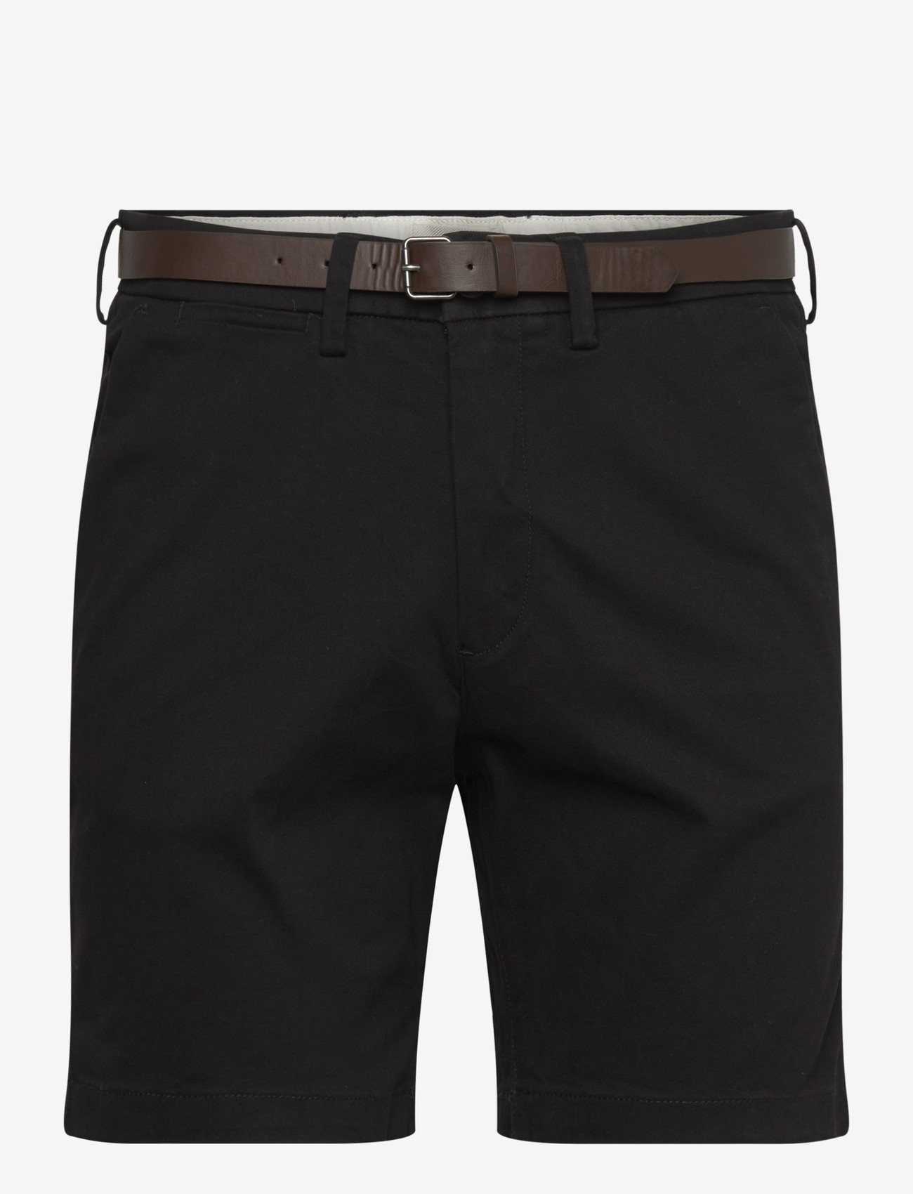 Jack & Jones - JPSTADAM BELTED CHINO SHORTS REG - chinos shorts - black - 0