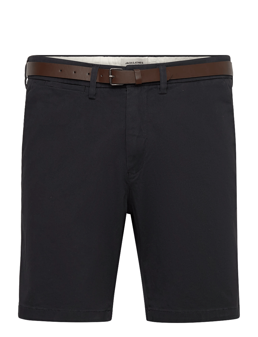 Jack & Jones - JPSTADAM BELTED CHINO SHORTS REG - chino lühikesed püksid - dark navy - 0