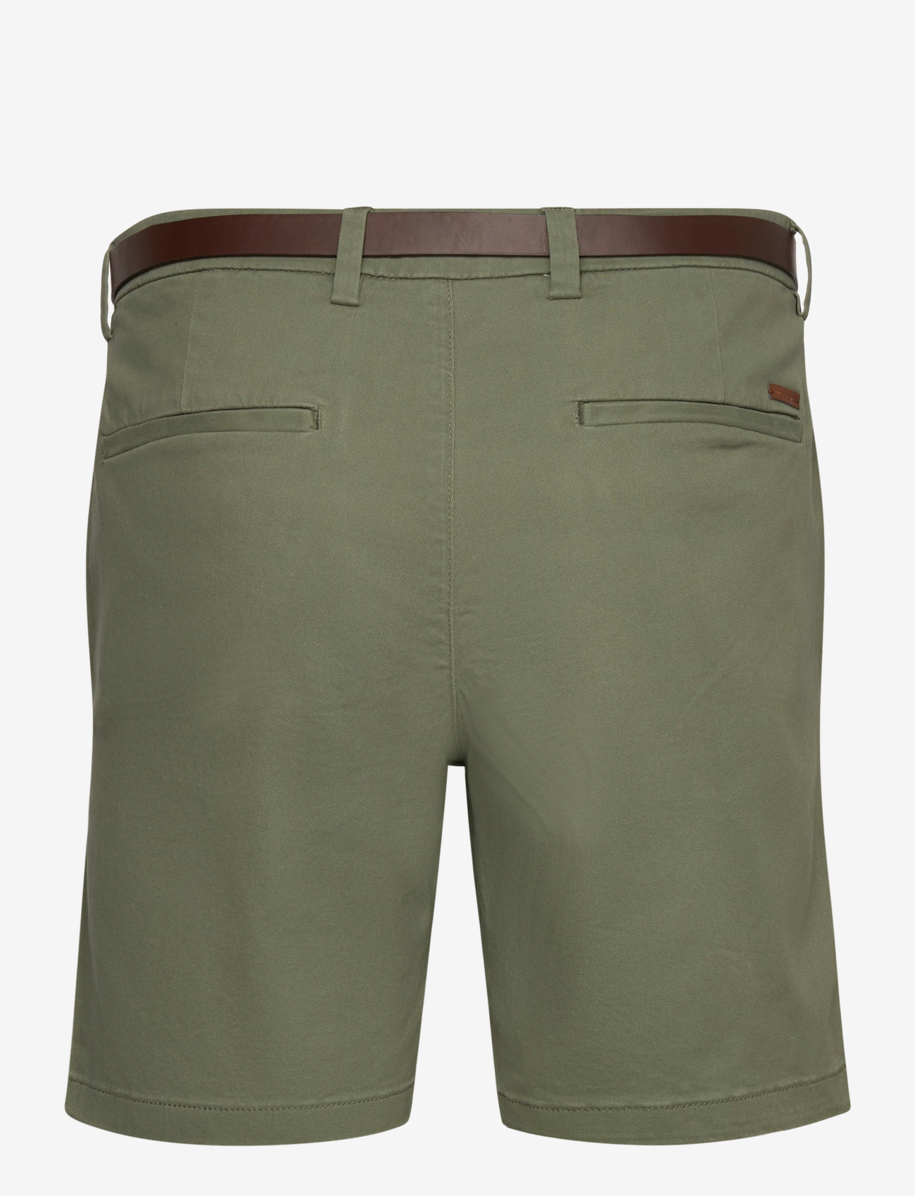 Jack & Jones - JPSTADAM BELTED CHINO SHORTS REG - chinos shorts - deep lichen green - 1