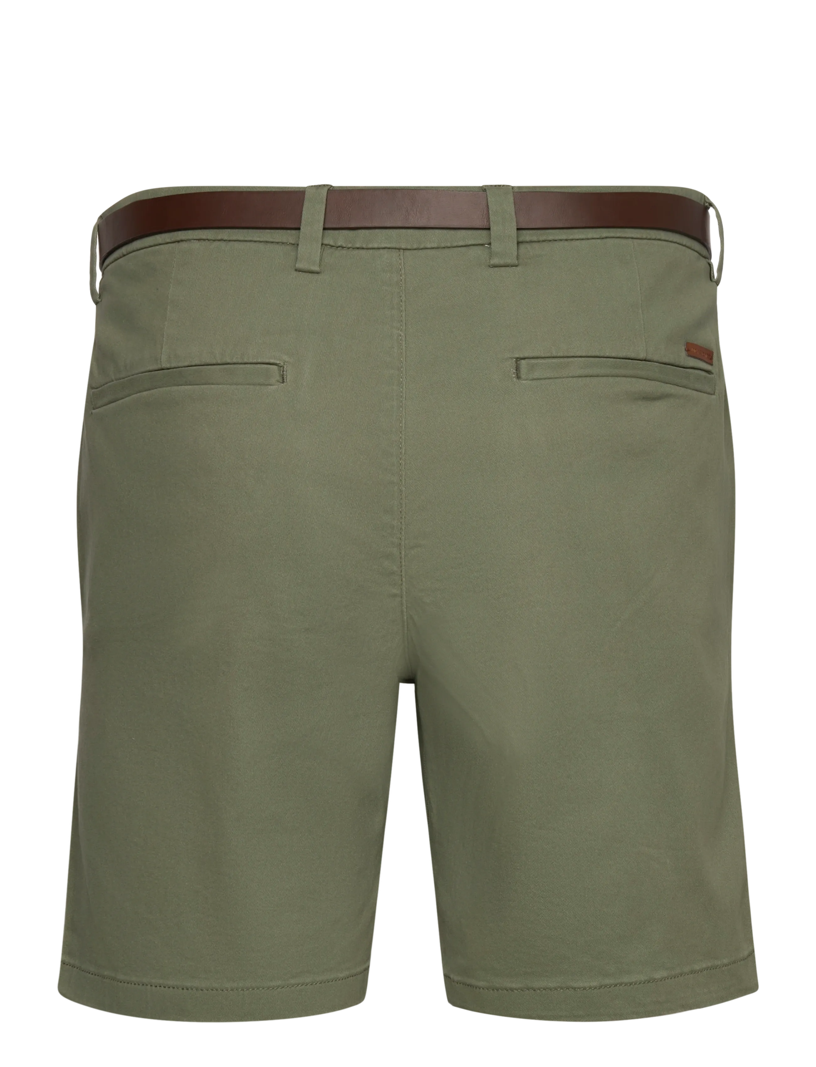 Jack & Jones - JPSTADAM BELTED CHINO SHORTS REG - chinos shorts - deep lichen green - 1