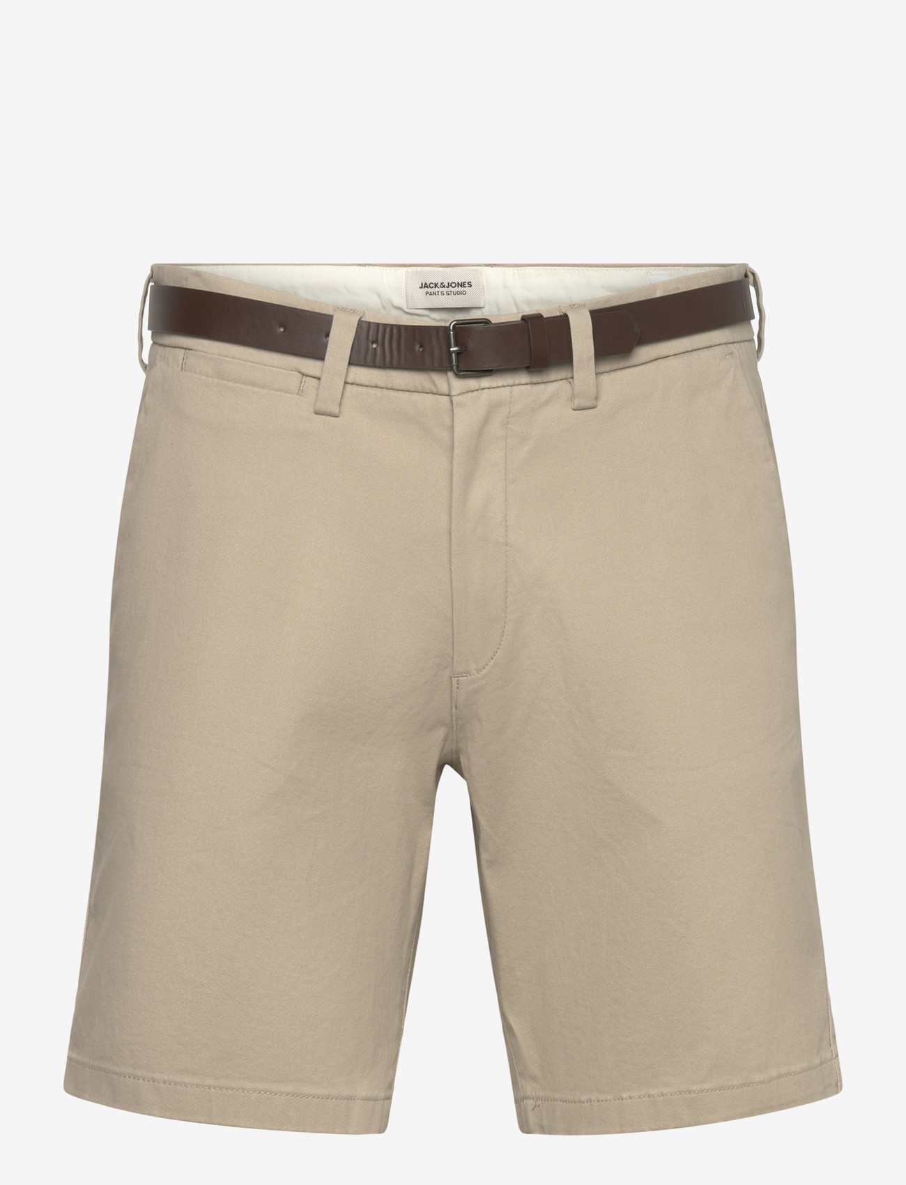 Jack & Jones - JPSTADAM BELTED CHINO SHORTS REG - chinos shorts - string - 0