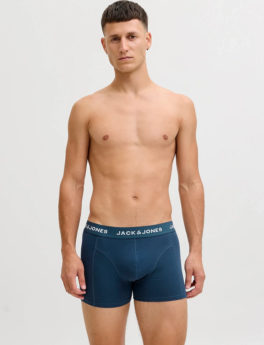 Jack & Jones - JACBOLT SOLID TRUNKS 12 PACK - phantom - 0