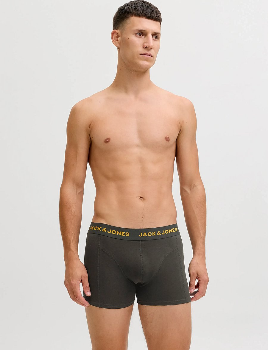 Jack & Jones - JACBOLT SOLID TRUNKS 12 PACK - phantom - 4