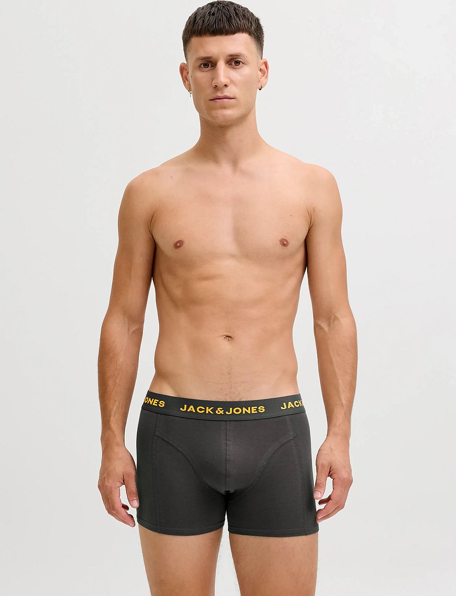 Jack & Jones - JACBOLT SOLID TRUNKS 12 PACK - phantom - 5