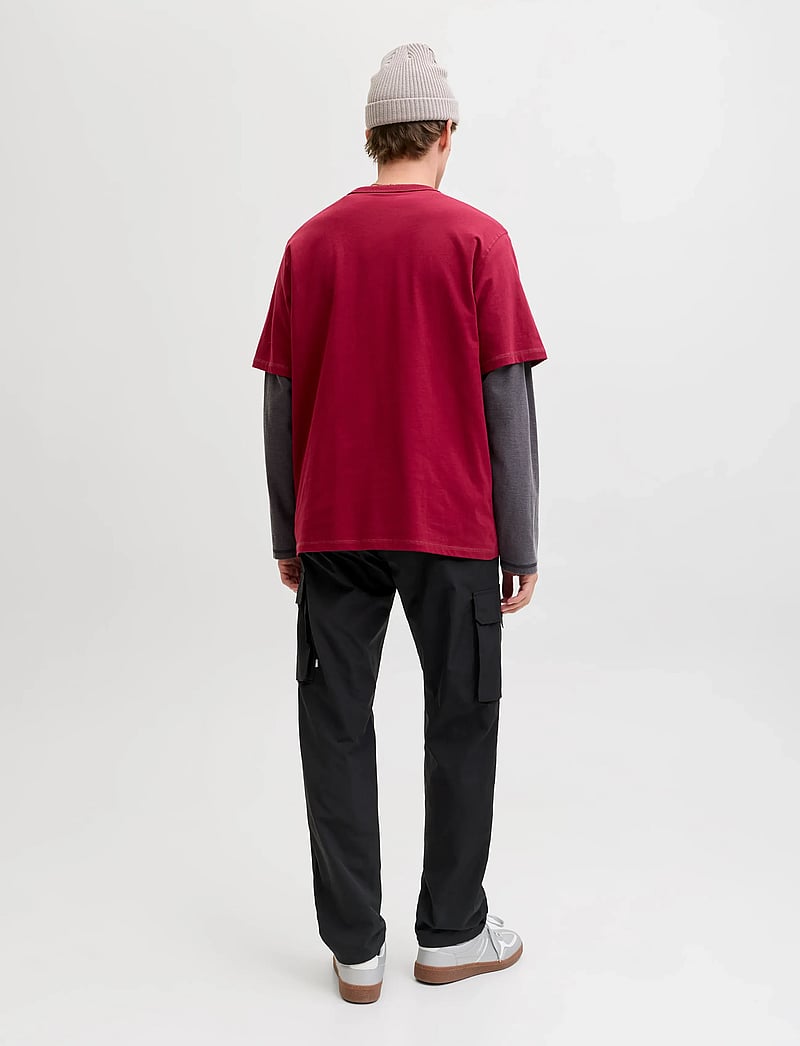 Jack & Jones - JPSTKANE IVAN TECH CARGO JOGGER - cargo püksid - black - 3