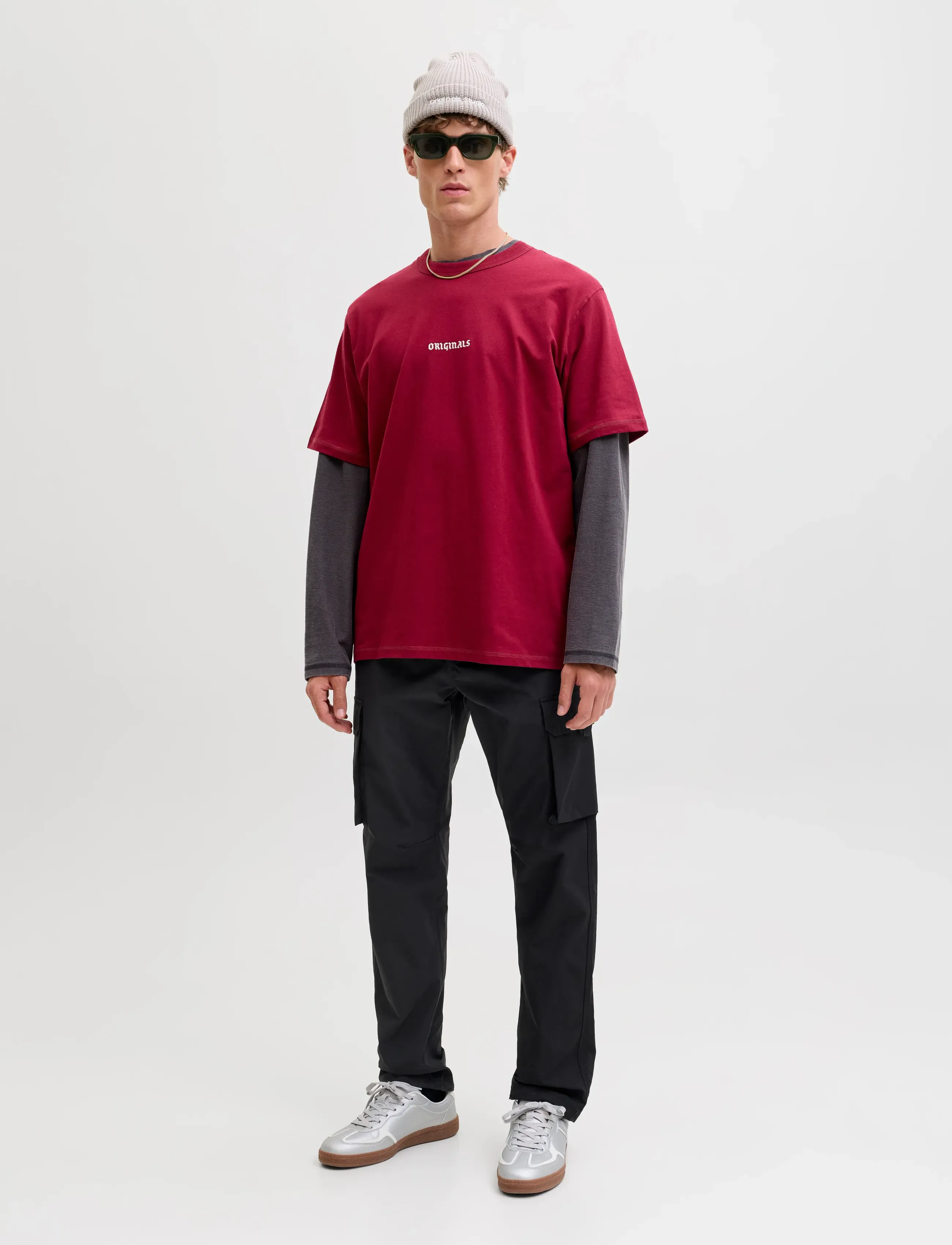 Jack & Jones - JPSTKANE IVAN TECH CARGO JOGGER - cargohose - black - 4