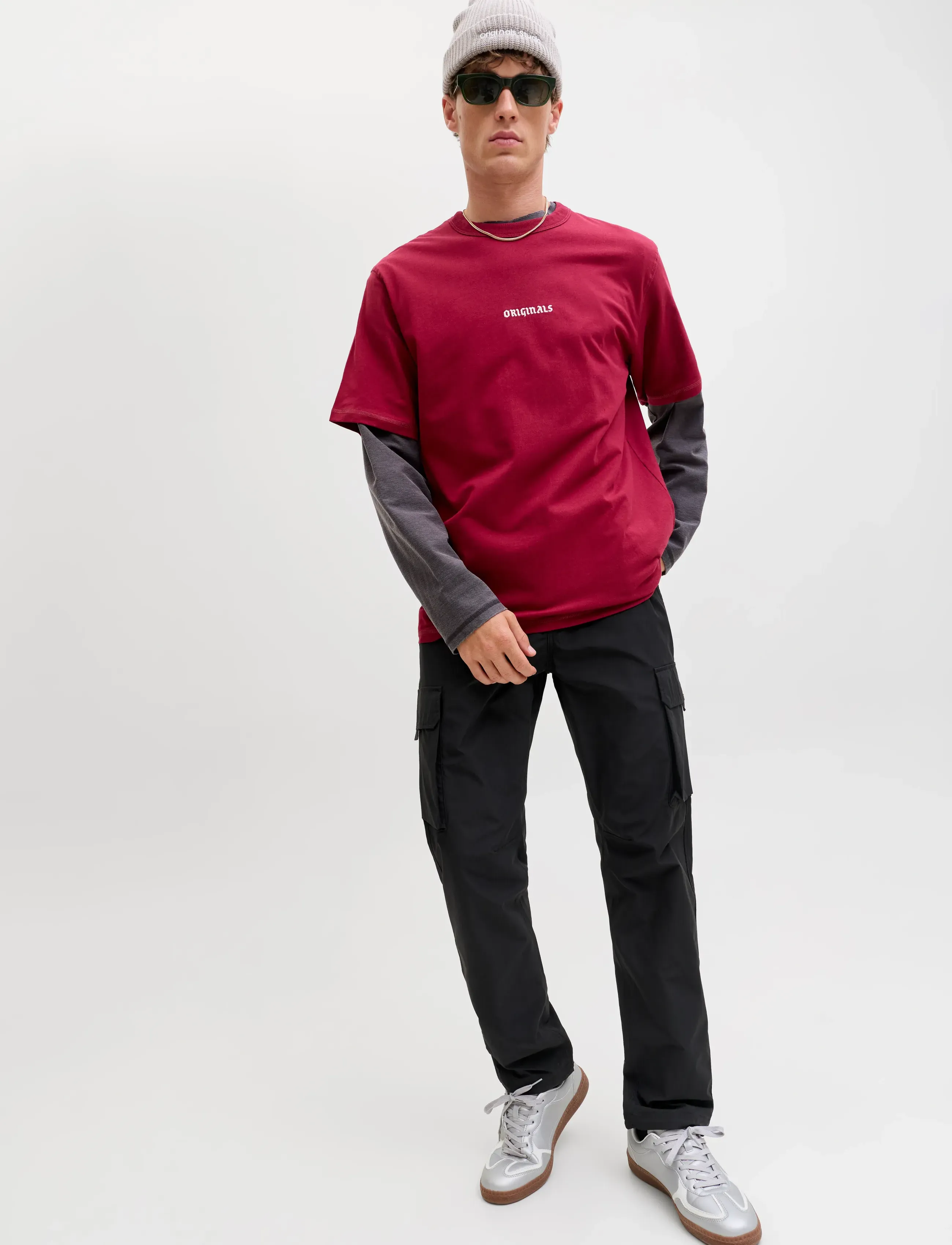 JACK & JONES Jpstkane Ivan Tech Cargo Jogger cargobyxor herr – bild 5