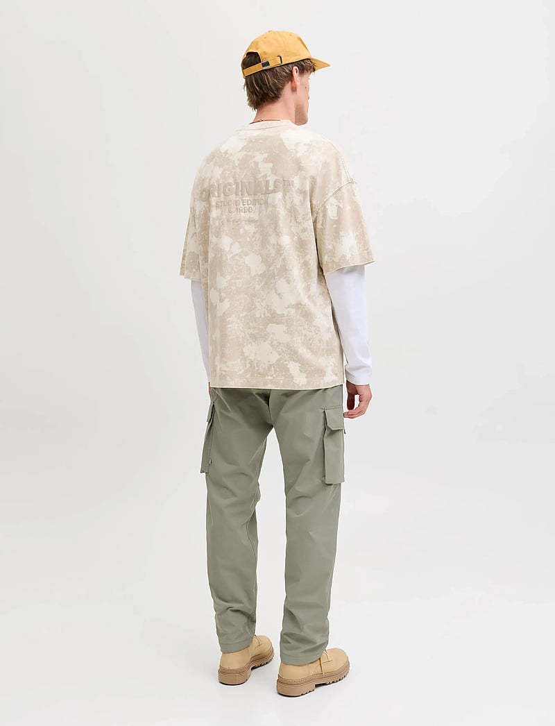 Jack & Jones - JPSTKANE IVAN TECH CARGO JOGGER - cargobyxor - vetiver - 3