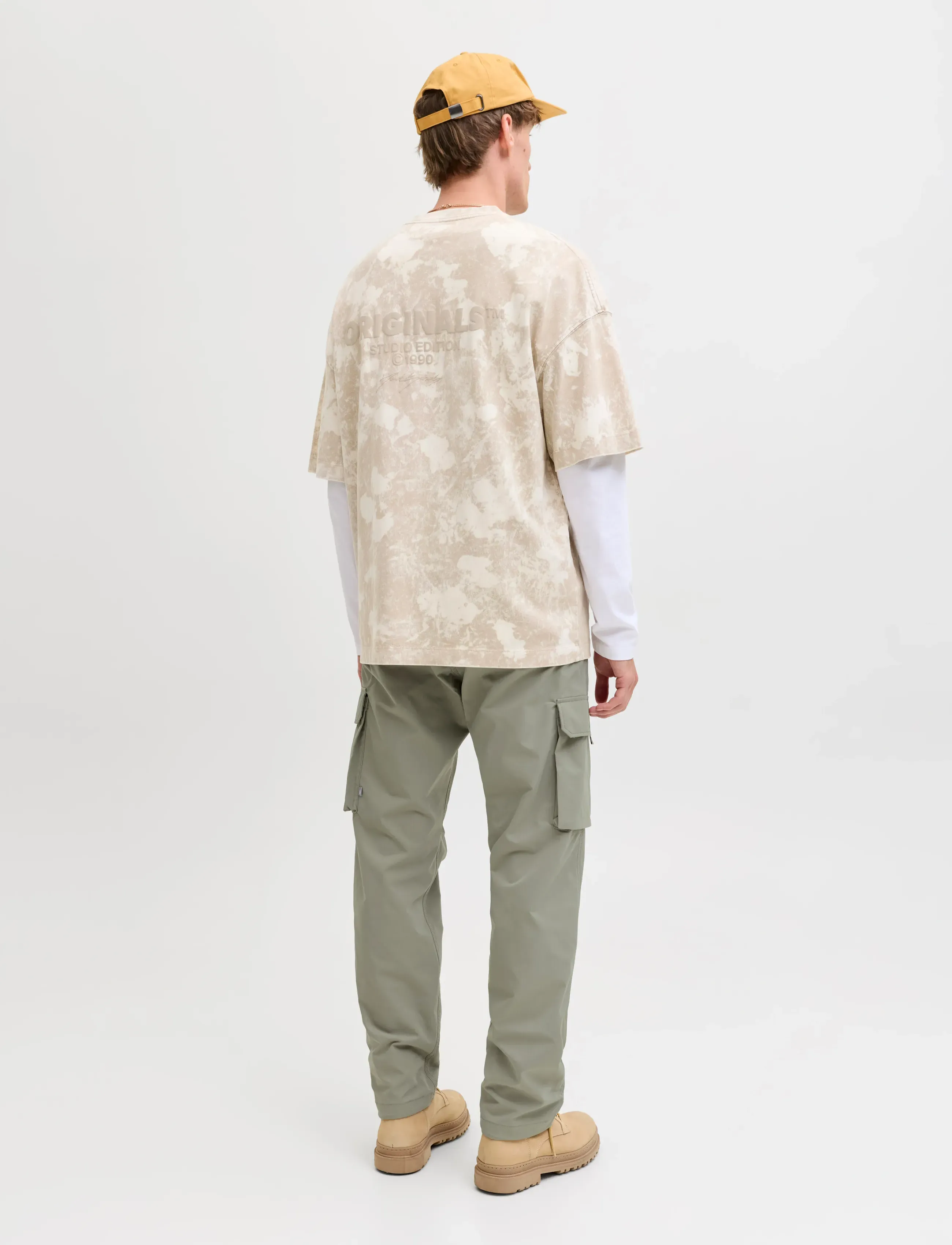 Jack & Jones - JPSTKANE IVAN TECH CARGO JOGGER - kargopüksid - vetiver - 3