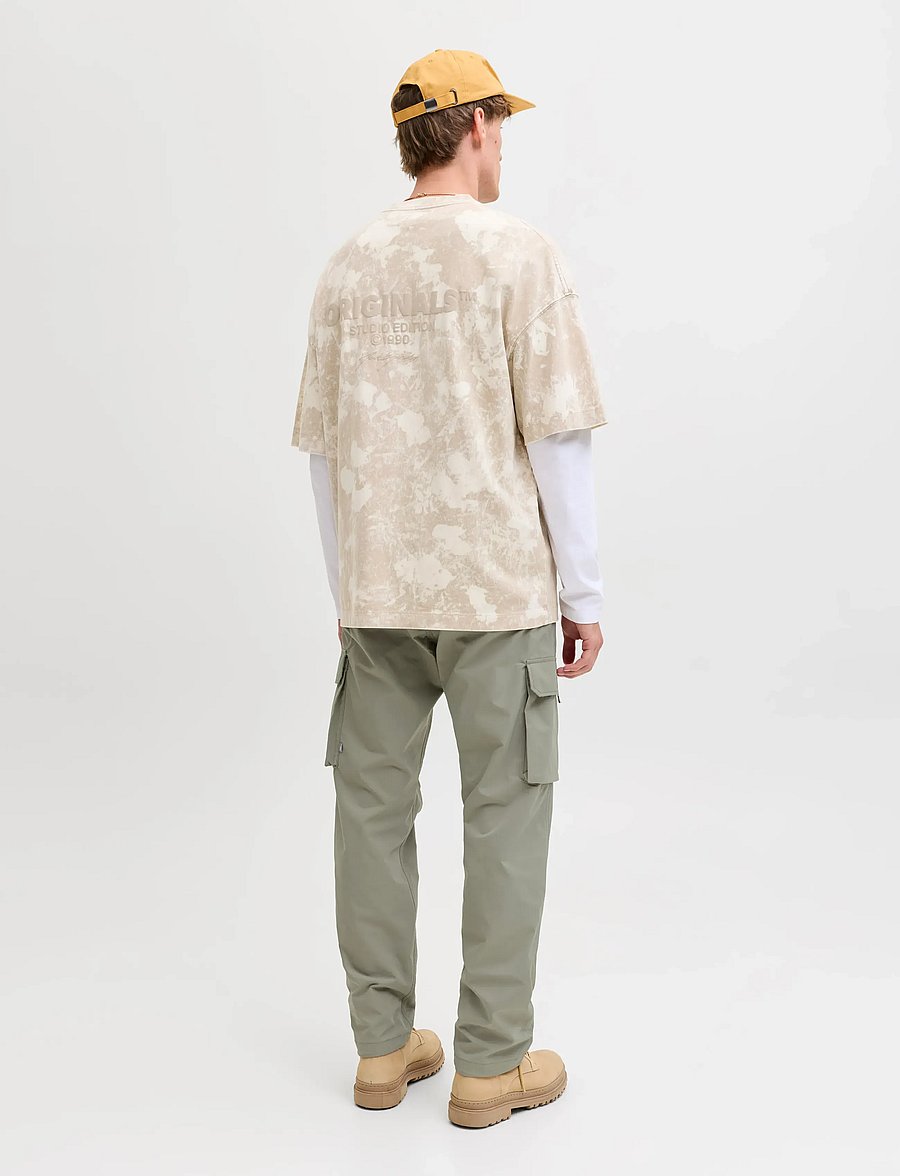 Jack & Jones - JPSTKANE IVAN TECH CARGO JOGGER - cargohosen - vetiver - 3