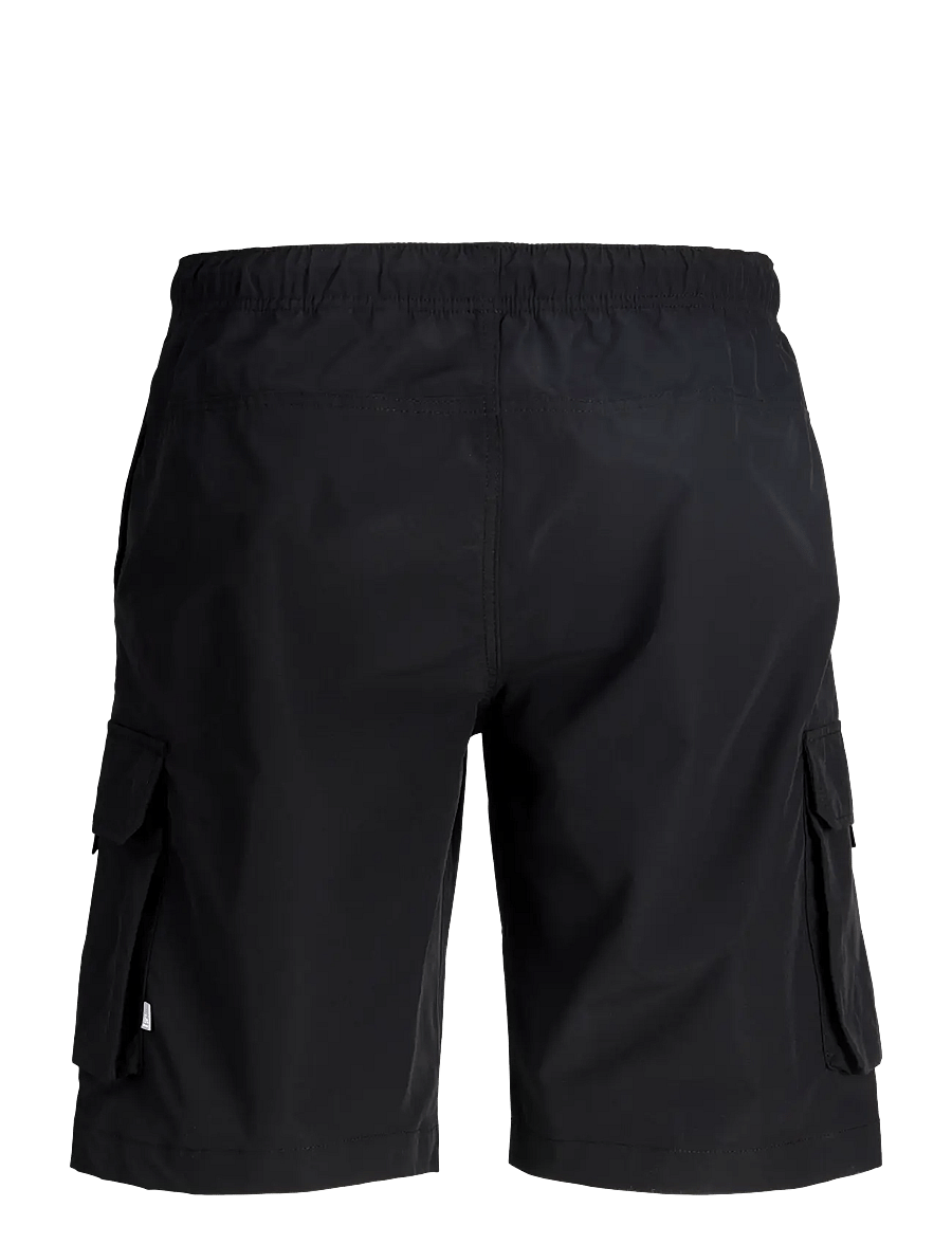 Jack & Jones - JPSTCOLE IVAN TECH CARGO JOGGER SHORTS - cargo shorts - black - 2