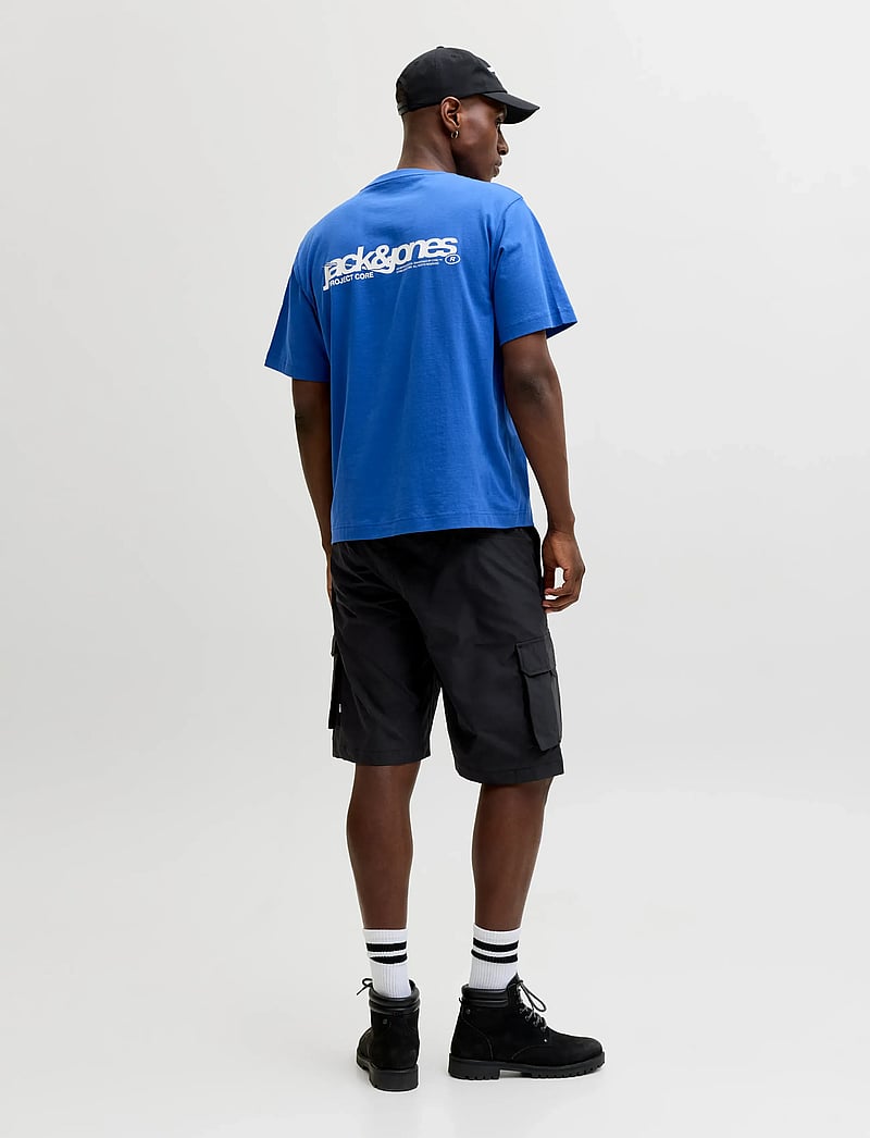 Jack & Jones - JPSTCOLE IVAN TECH CARGO JOGGER SHORTS - cargo shorts - black - 3