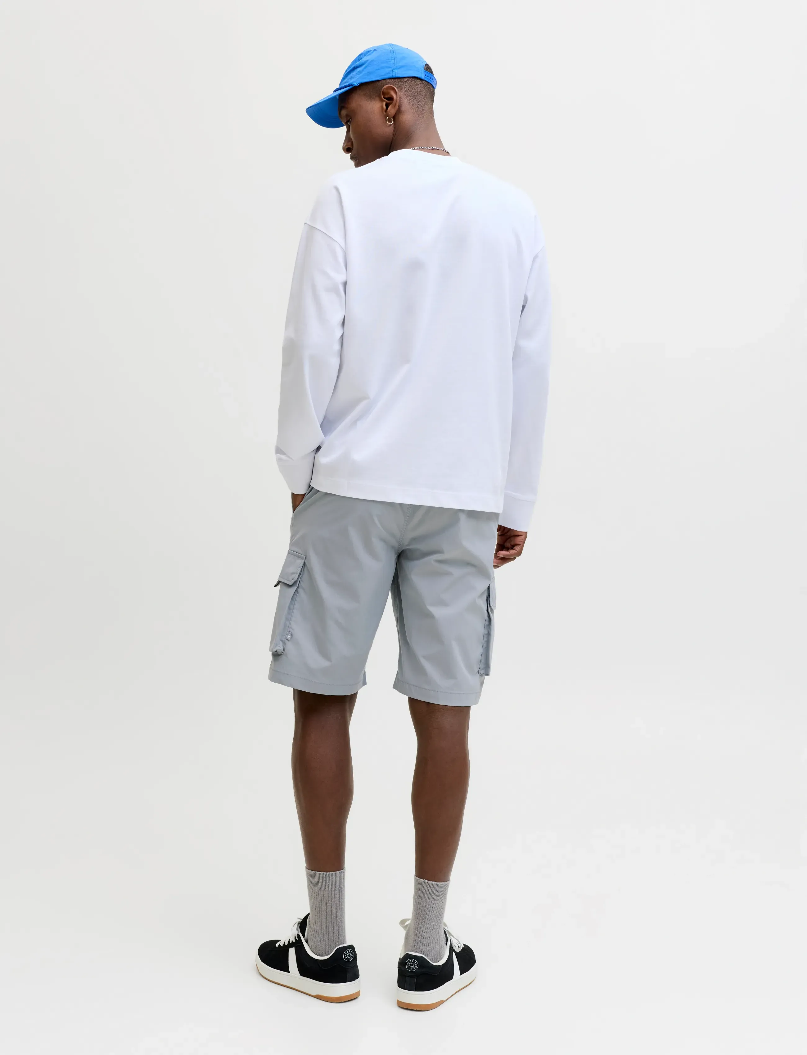 Jack & Jones - JPSTCOLE IVAN TECH CARGO JOGGER SHORTS - cargo shorts - weathervane - 3