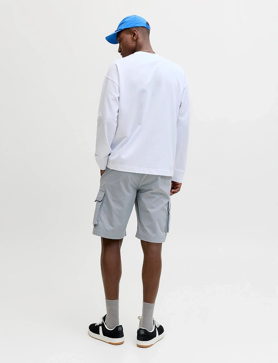 Jack & Jones - JPSTCOLE IVAN TECH CARGO JOGGER SHORTS - cargo shorts - weathervane - 3