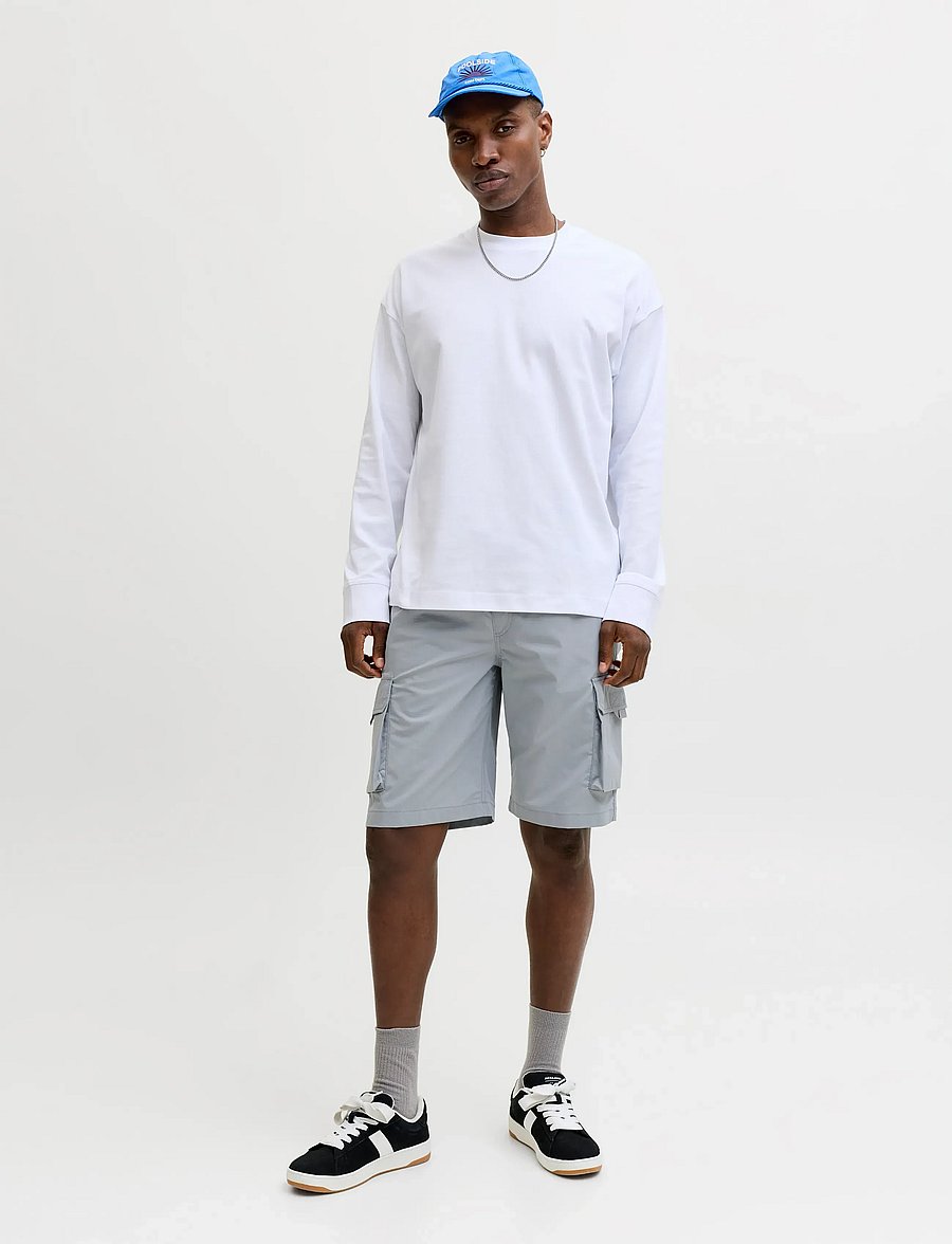 Jack & Jones - JPSTCOLE IVAN TECH CARGO JOGGER SHORTS - cargo shorts - weathervane - 4