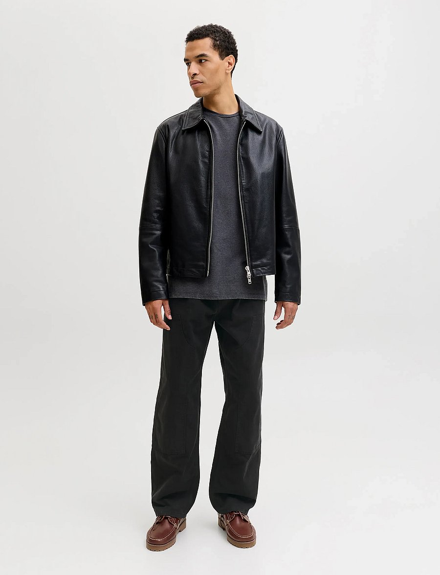 Jack & Jones - JPSTALEX PAINTER PANT 017 - regular jeans - black - 4