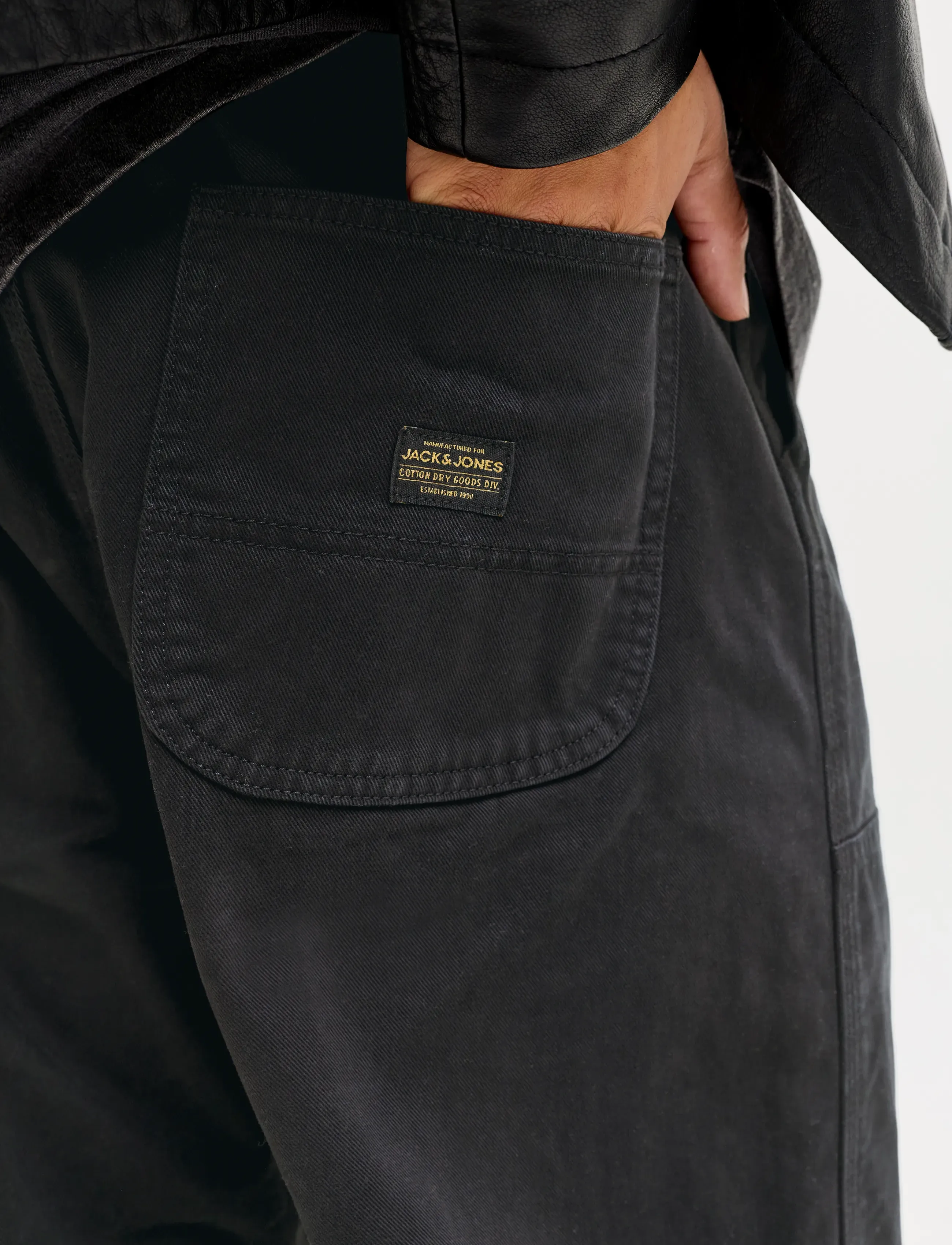 Jack & Jones - JPSTALEX PAINTER PANT 017 - regular jeans - black - 5