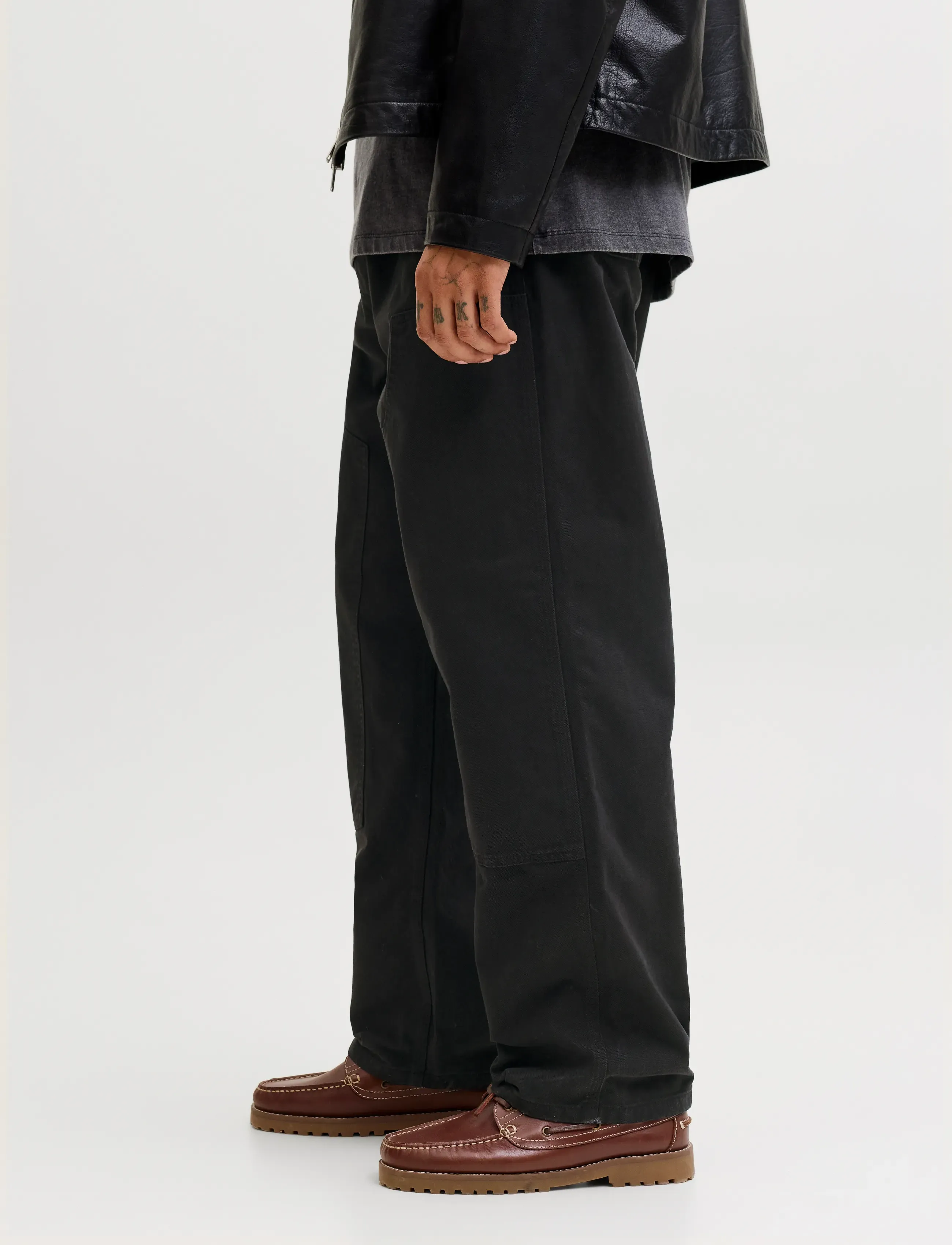 Jack & Jones JPSTALEX PAINTER PANT 017 - Clothing - BLACK / black
