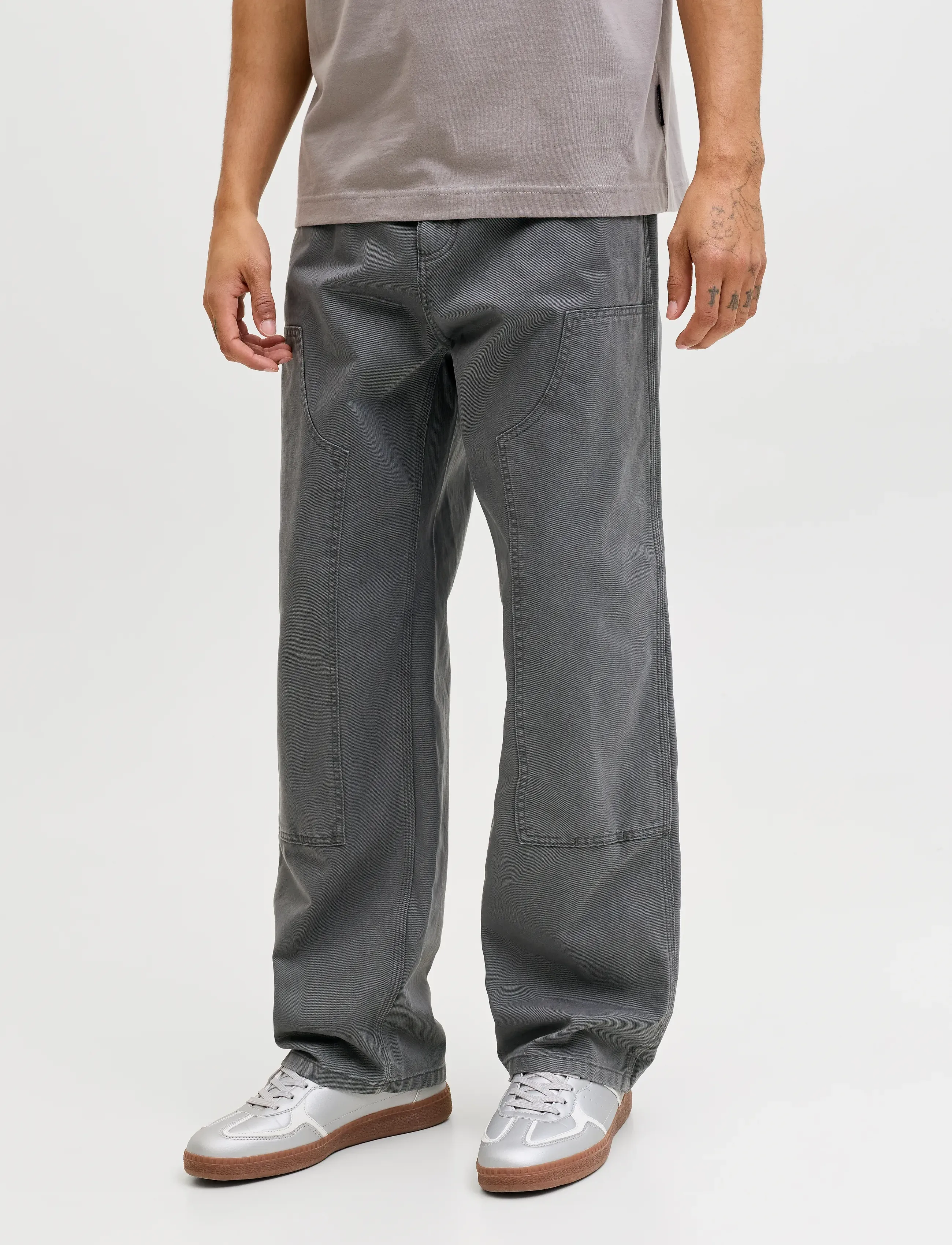 Jack & Jones JPSTALEX PAINTER PANT 017 - Jeans - IRON GATE / grey