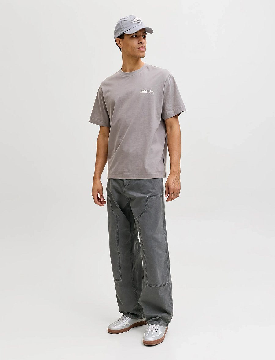 Jack & Jones - JPSTALEX PAINTER PANT 017 - regular jeans - iron gate - 4