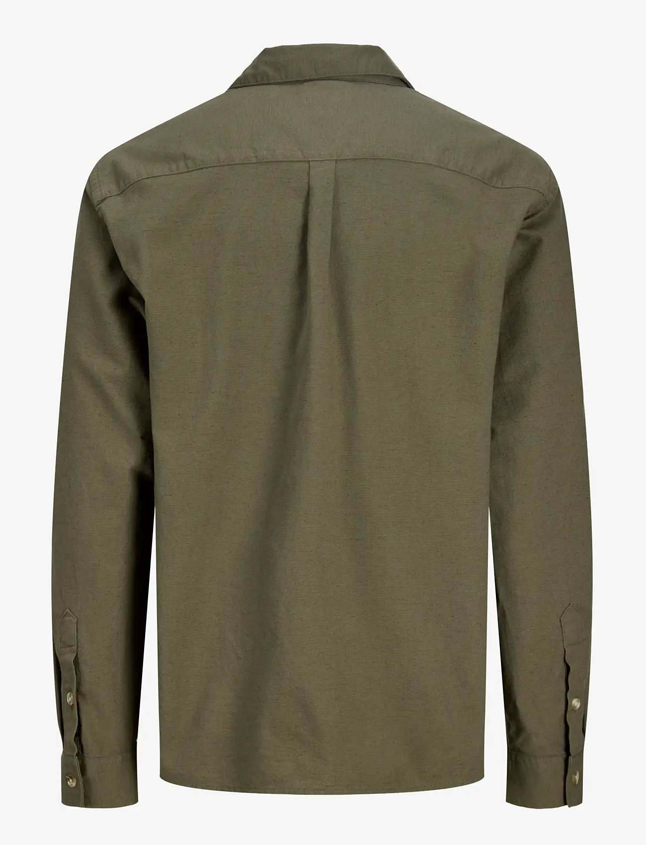 Jack & Jones - JJETRISTAN OVERSHIRT LS LN - kollektionen - dusty olive - 2