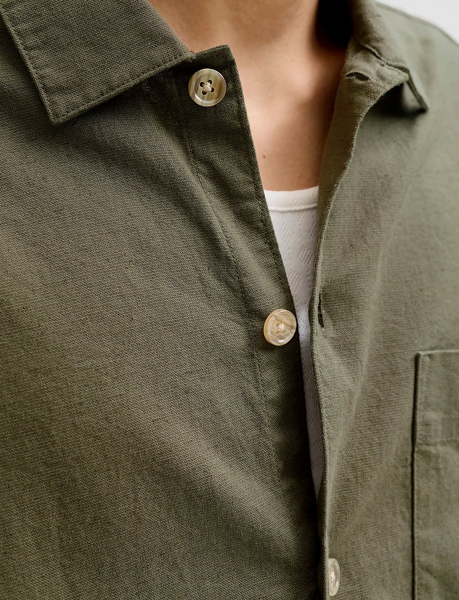 Jack & Jones - JJETRISTAN OVERSHIRT LS LN - kollektsioonid - dusty olive - 5