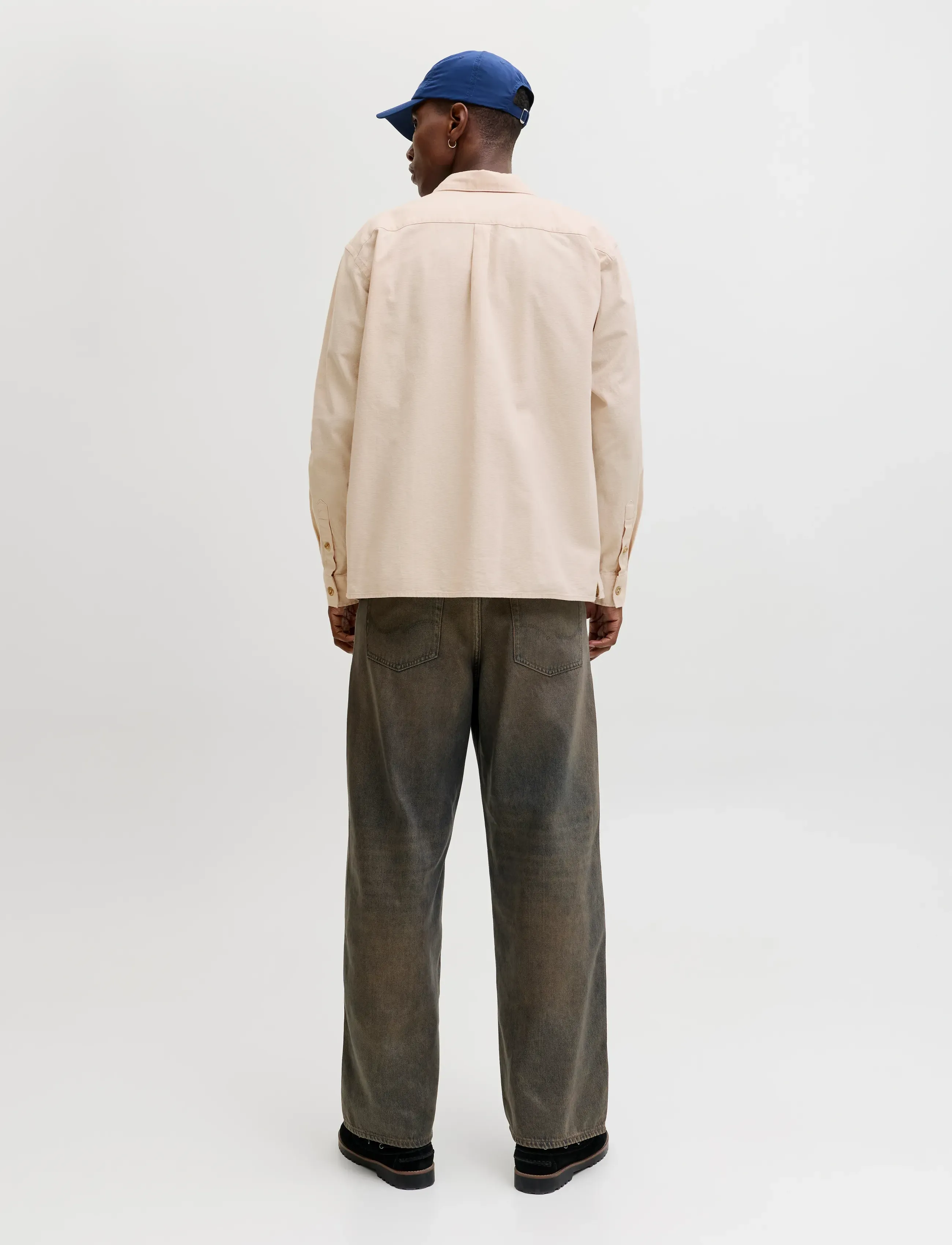 Jack & Jones - JJETRISTAN OVERSHIRT LS LN - collections - moonbeam - 2