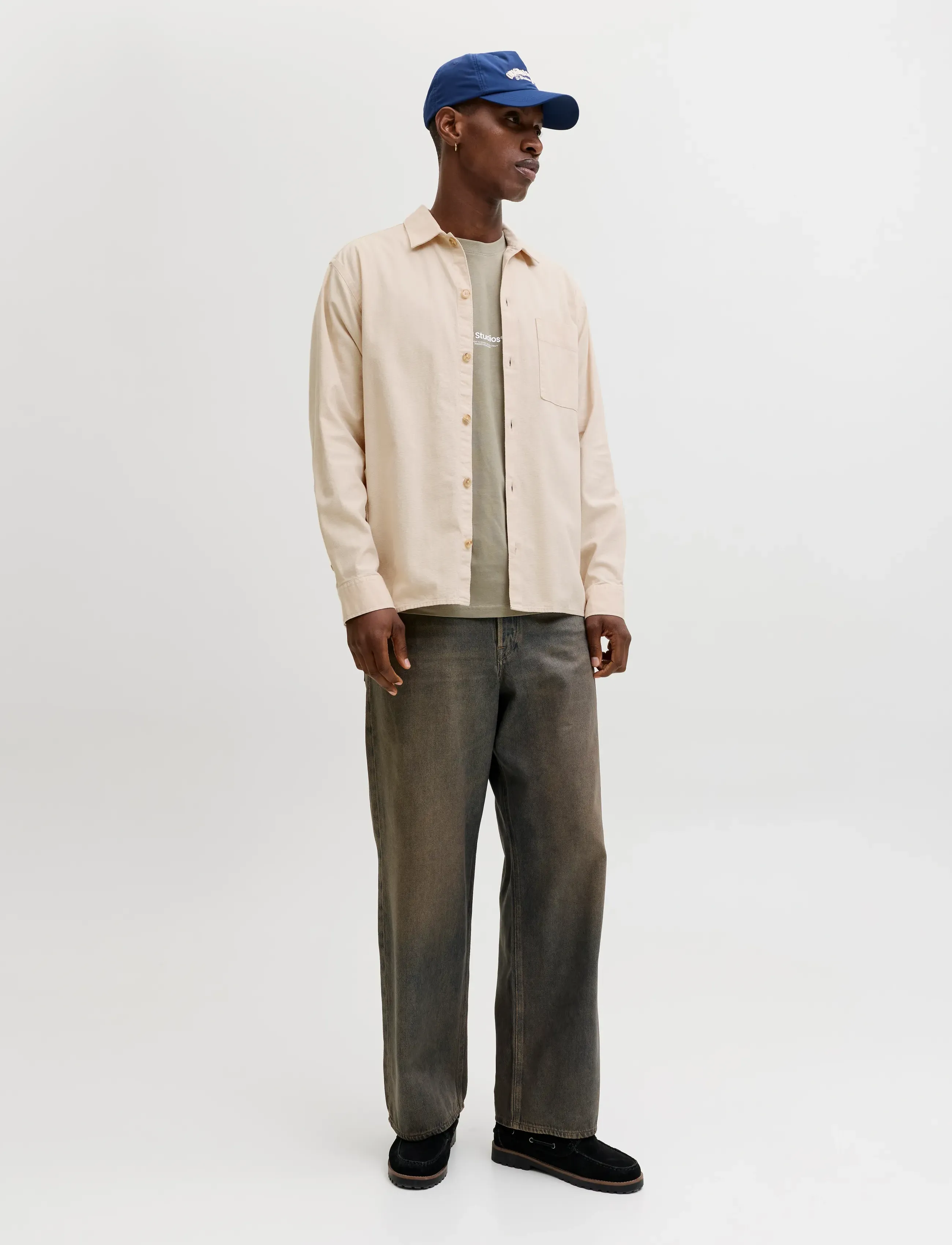 Jack & Jones - JJETRISTAN OVERSHIRT LS LN - kollektsioonid - moonbeam - 3